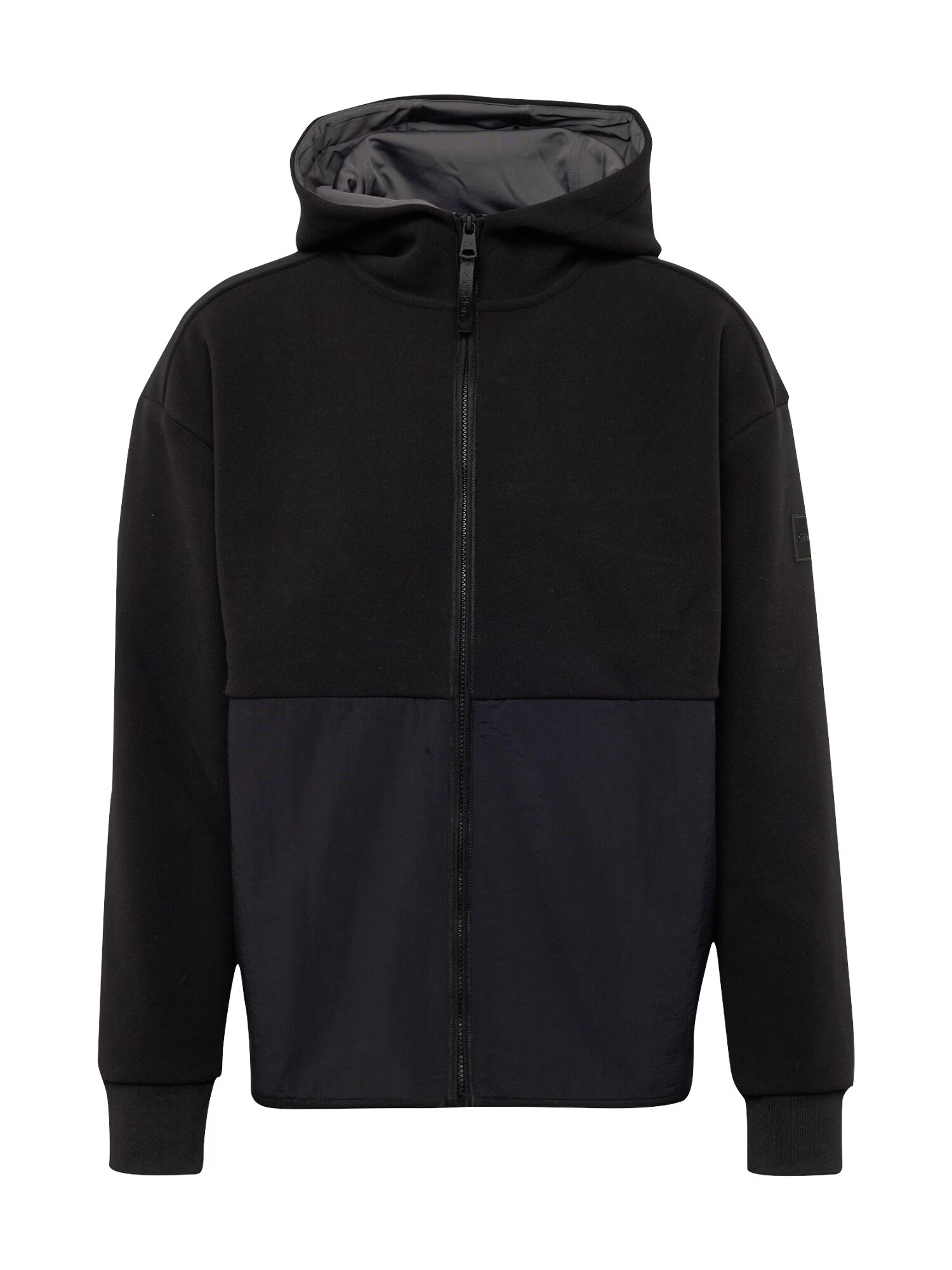 Calvin Klein Jachetă fleece negru - Pled.ro