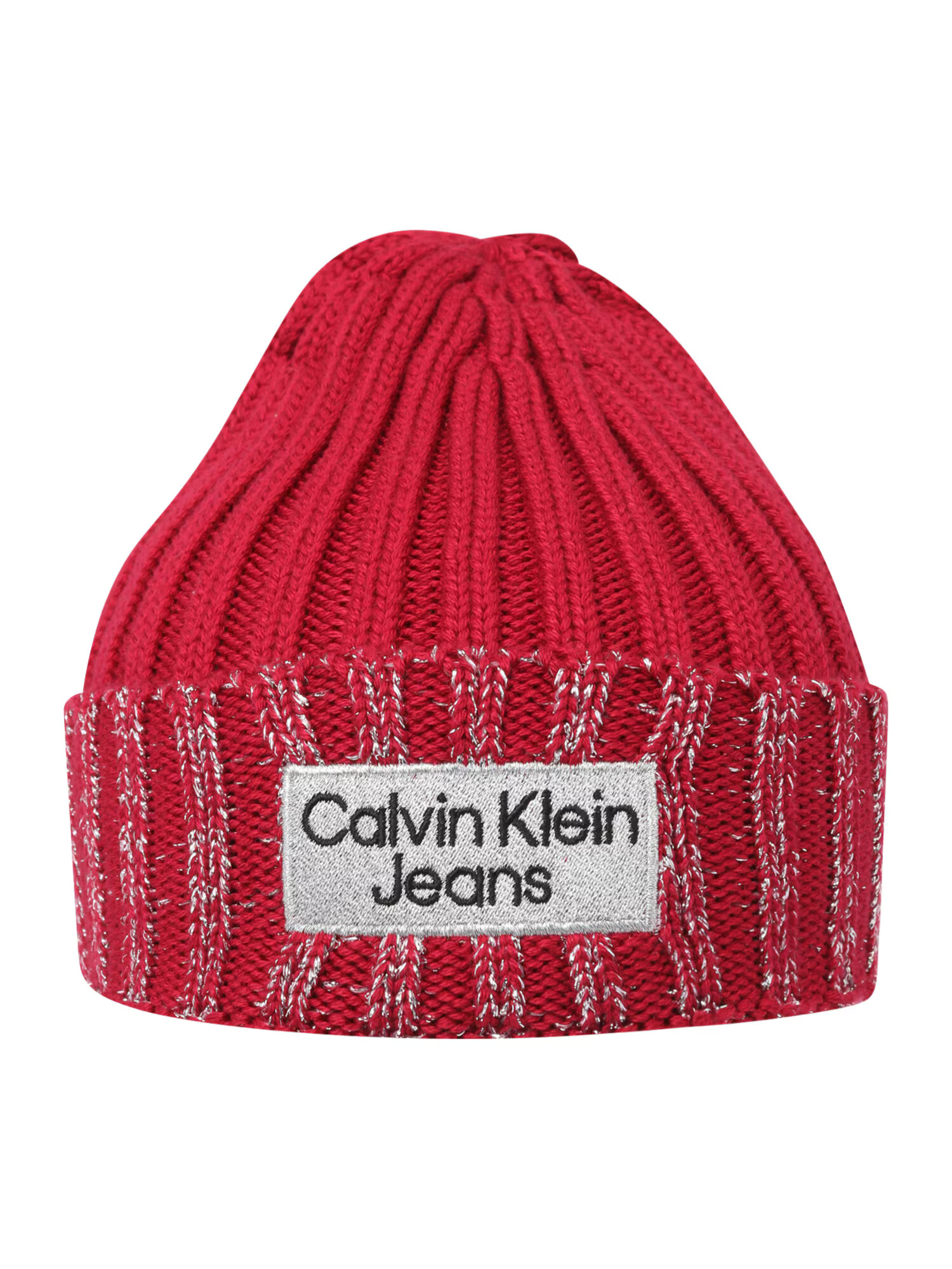 Calvin Klein Jeans Căciulă gri argintiu / roșu / negru - Pled.ro