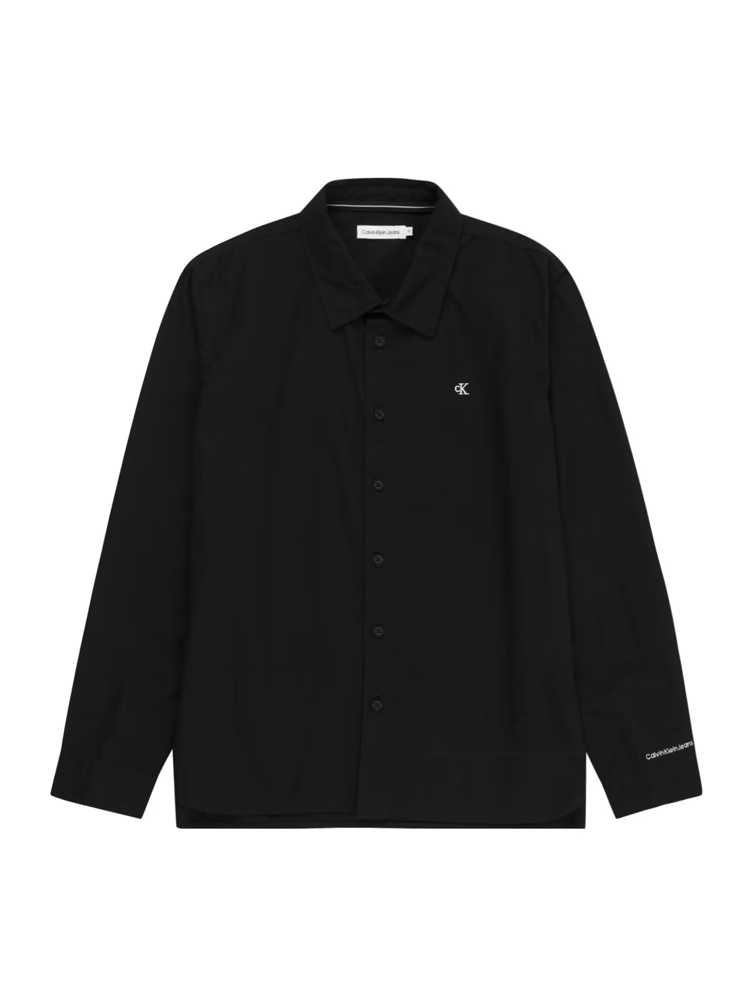 Calvin Klein Jeans Cămașă negru / alb - Pled.ro