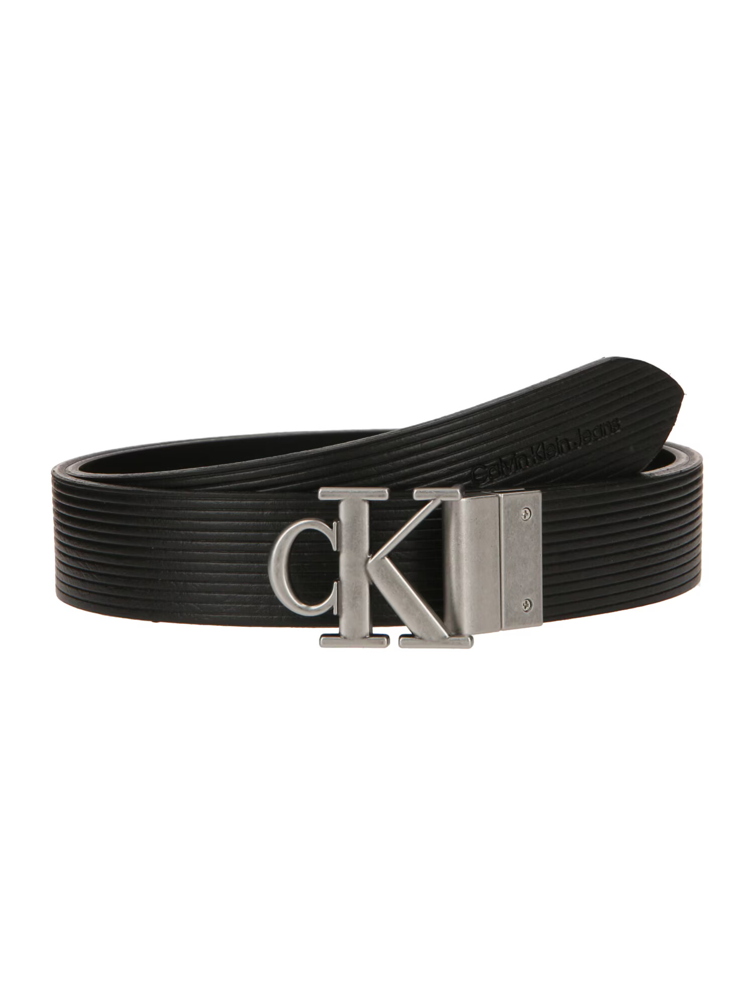 Calvin Klein Jeans Curea negru / argintiu - Pled.ro