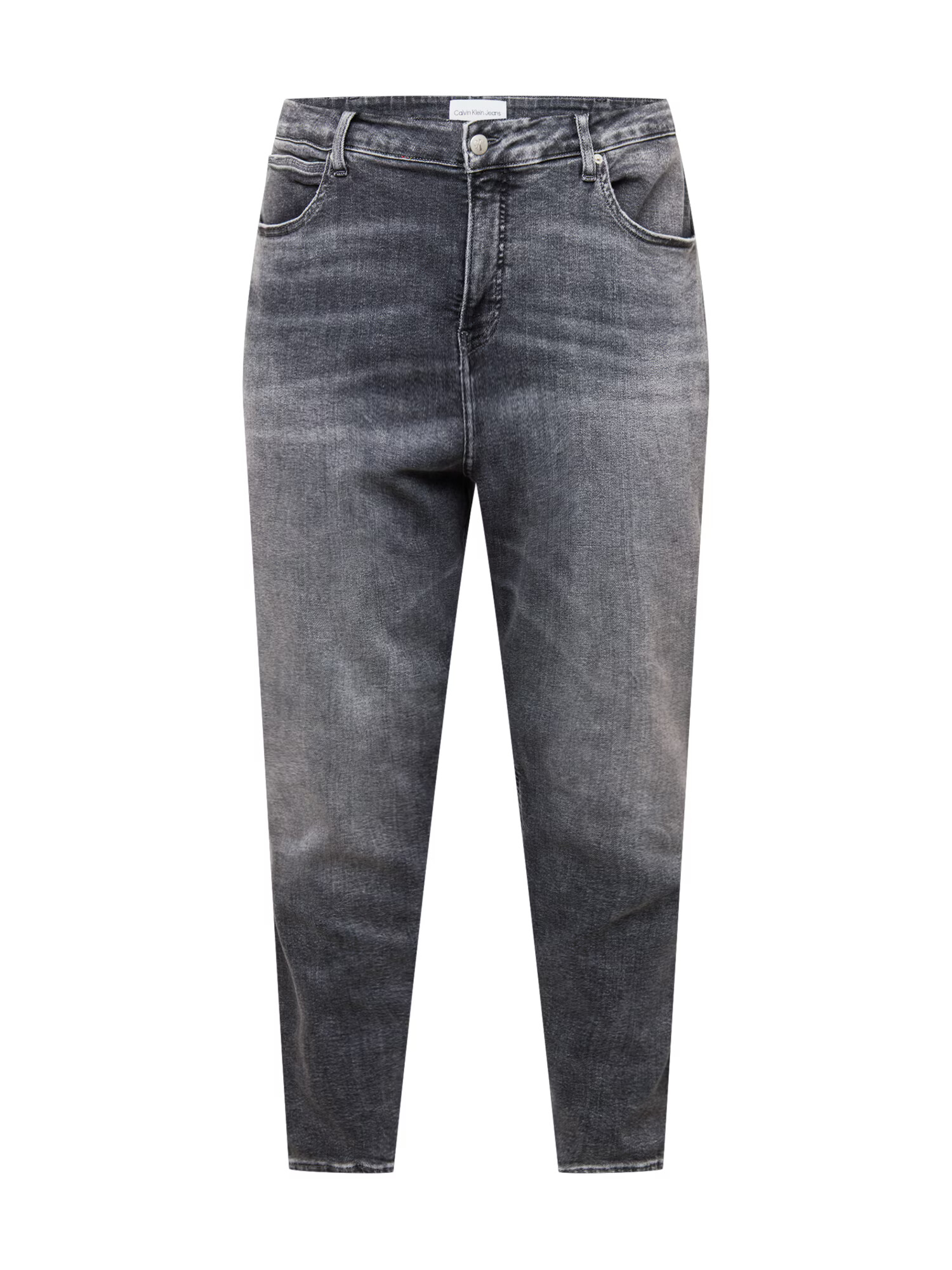 Calvin Klein Jeans Curve Jeans gri denim - Pled.ro