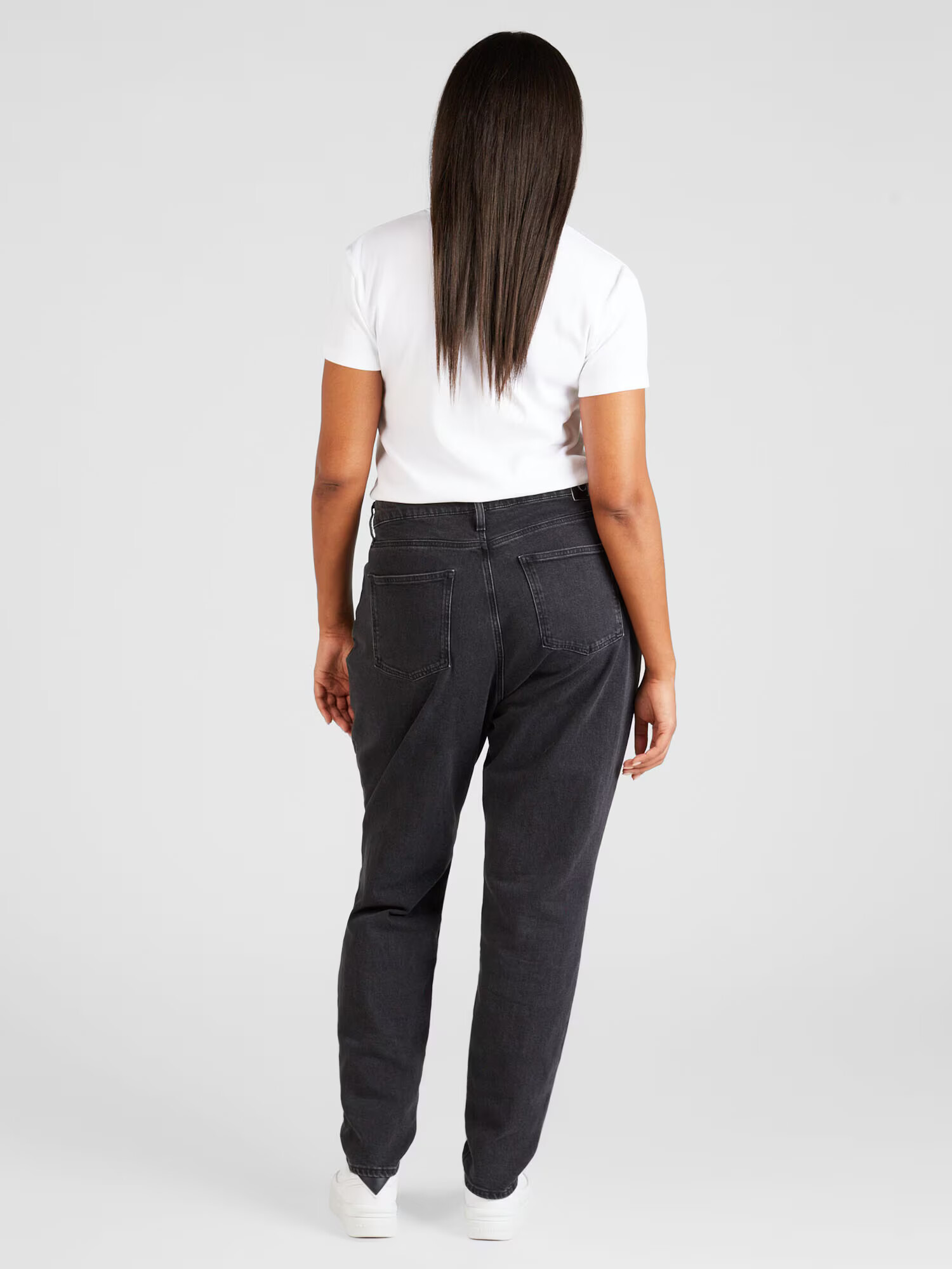 Calvin Klein Jeans Curve Jeans negru denim - Pled.ro