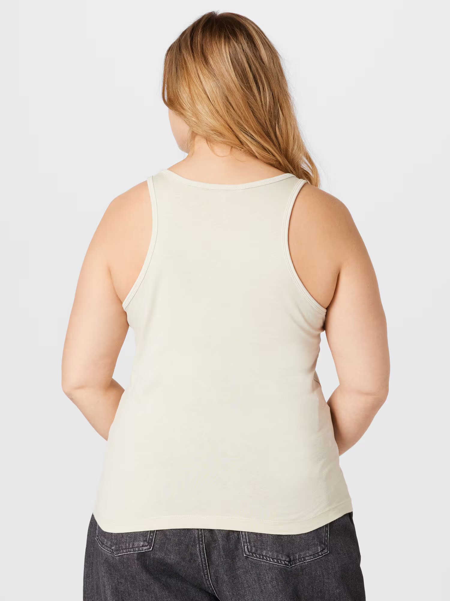 Calvin Klein Jeans Curve Top bej / portocaliu / alb - Pled.ro