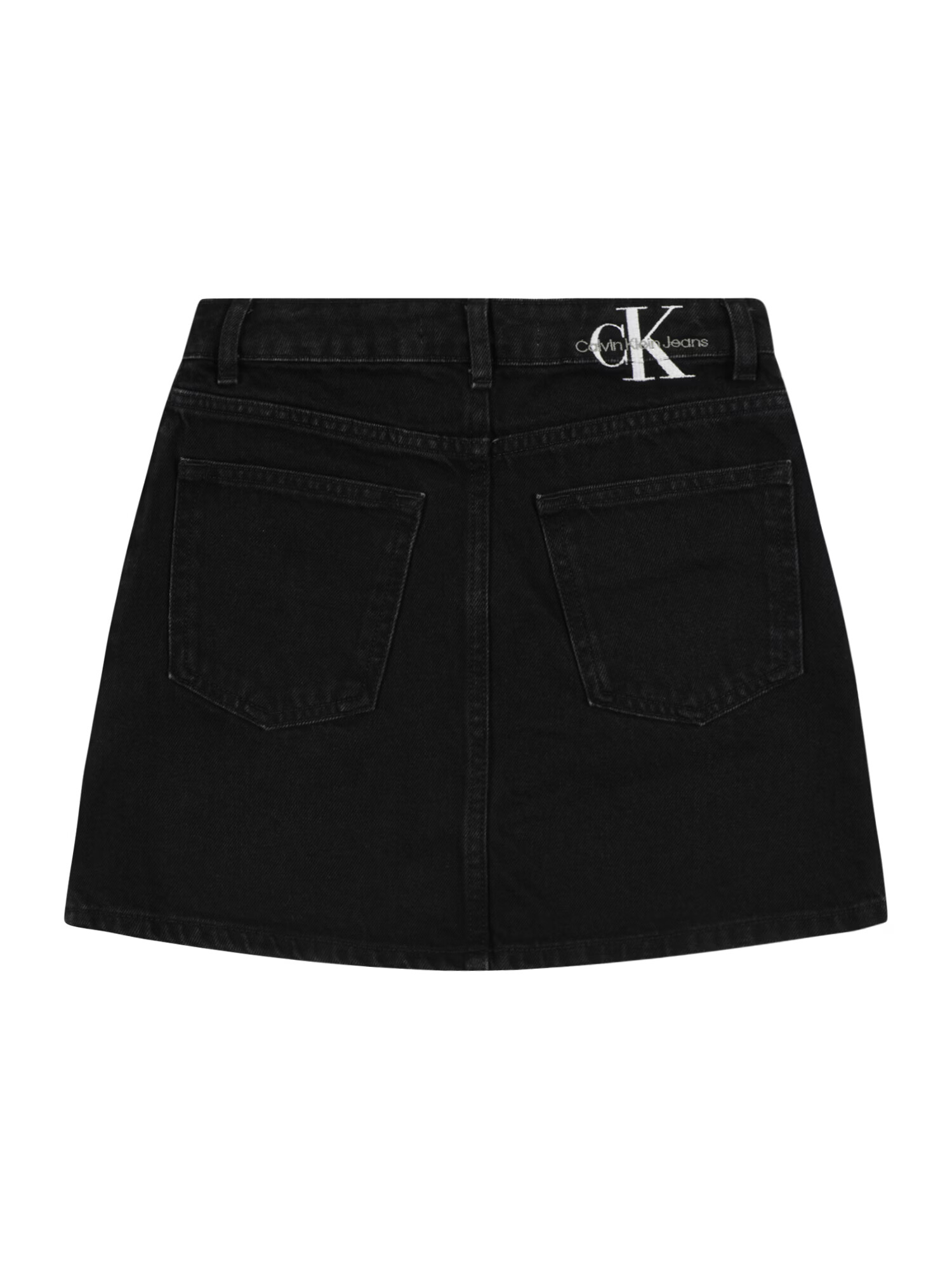 Calvin Klein Jeans Fustă negru denim - Pled.ro