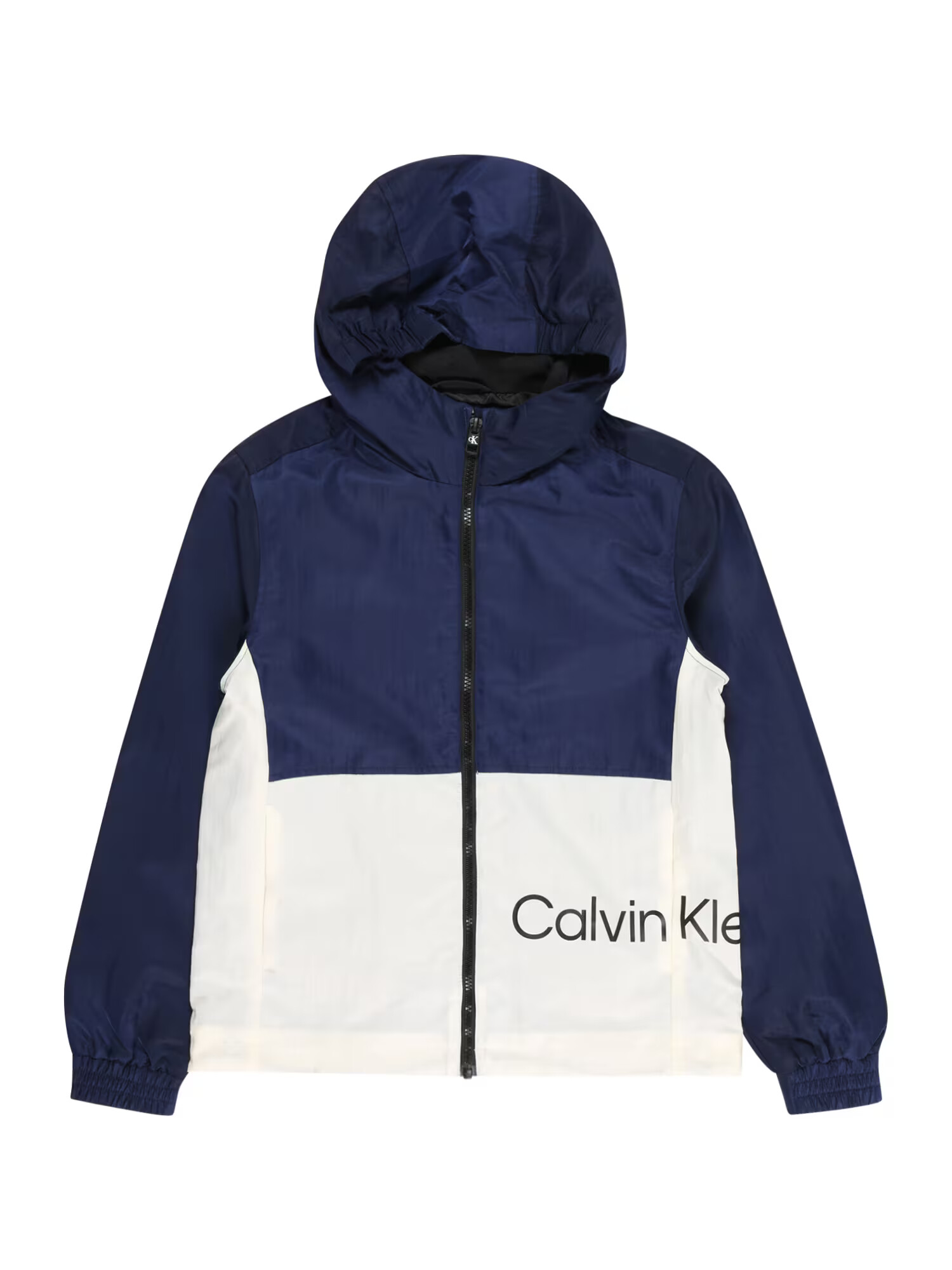 Calvin Klein Jeans Geacă de primăvară-toamnă fildeş / albastru închis - Pled.ro