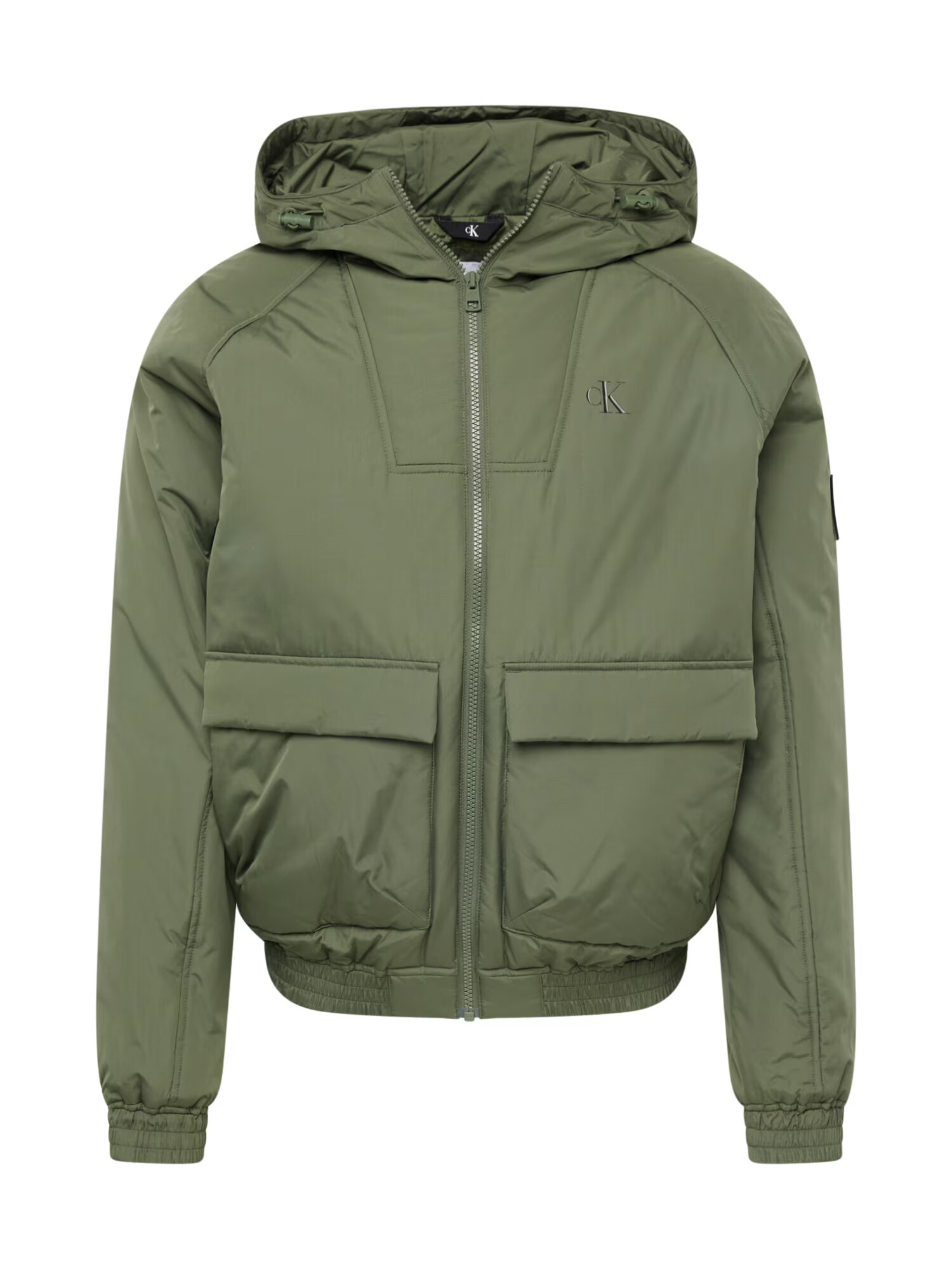 Calvin Klein Jeans Geacă de primăvară-toamnă 'Harrington' verde - Pled.ro