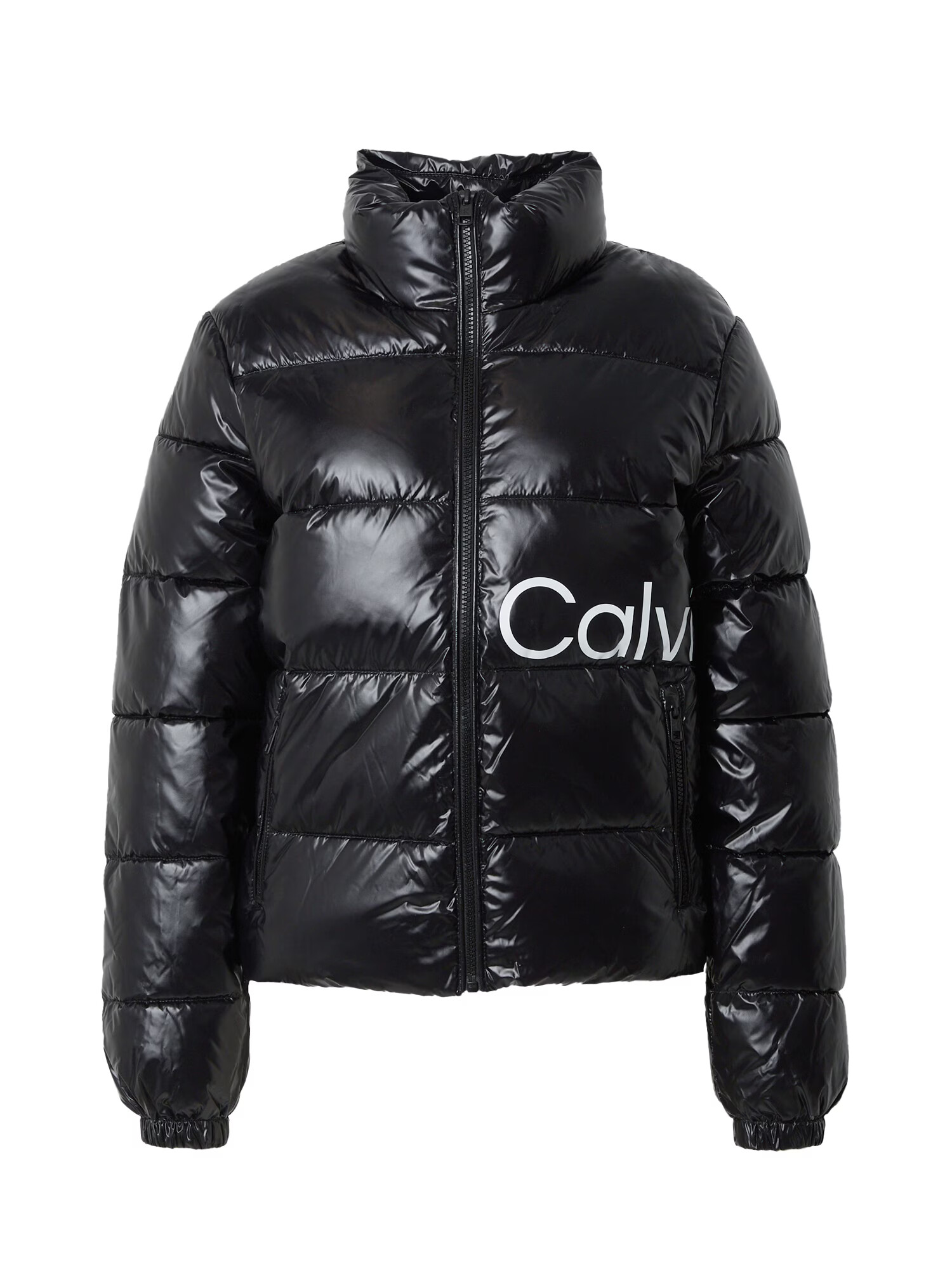 Calvin Klein Jeans Geacă de primăvară-toamnă negru / alb - Pled.ro