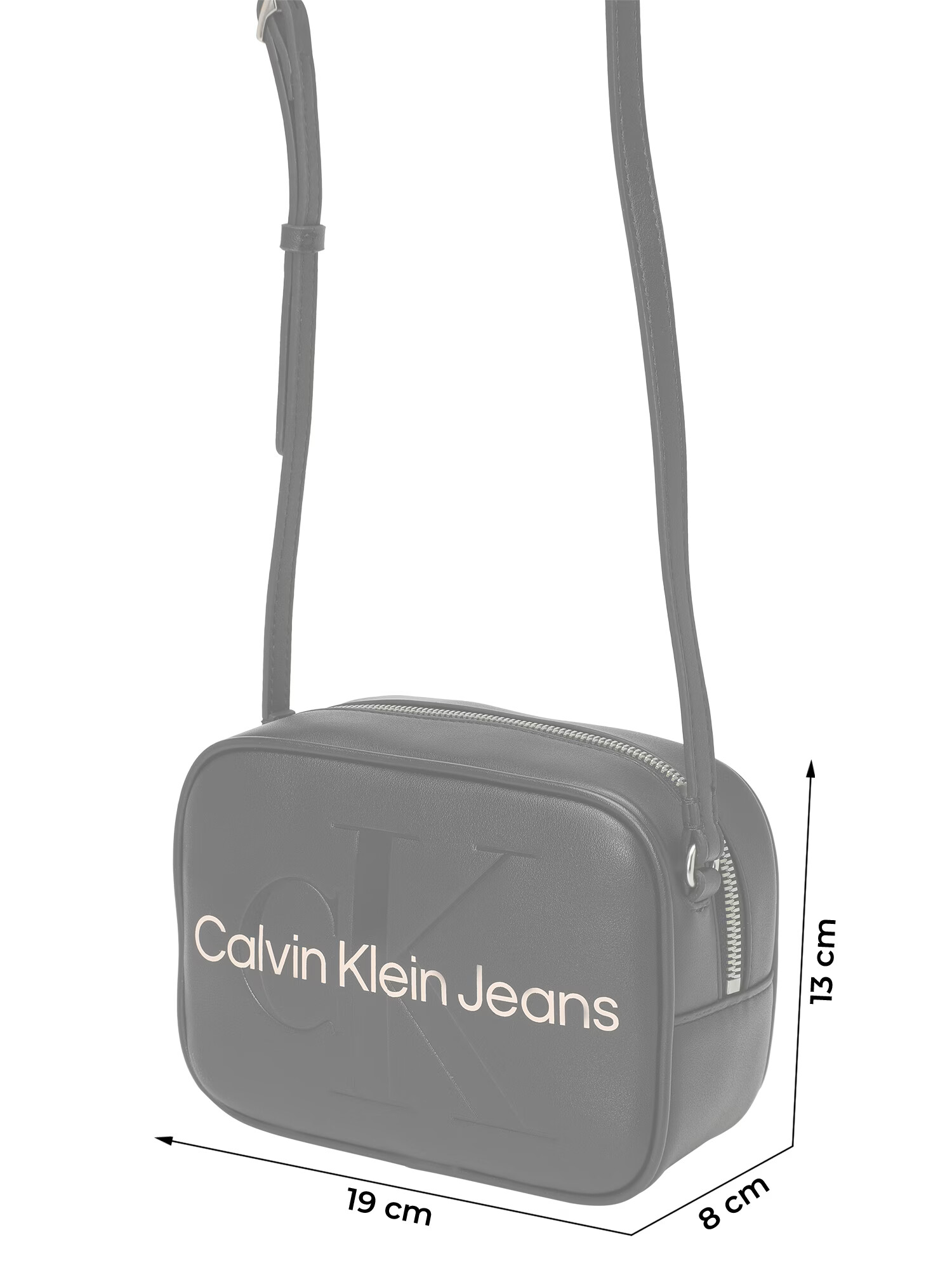 Calvin Klein Jeans Geantă de umăr bej / negru - Pled.ro