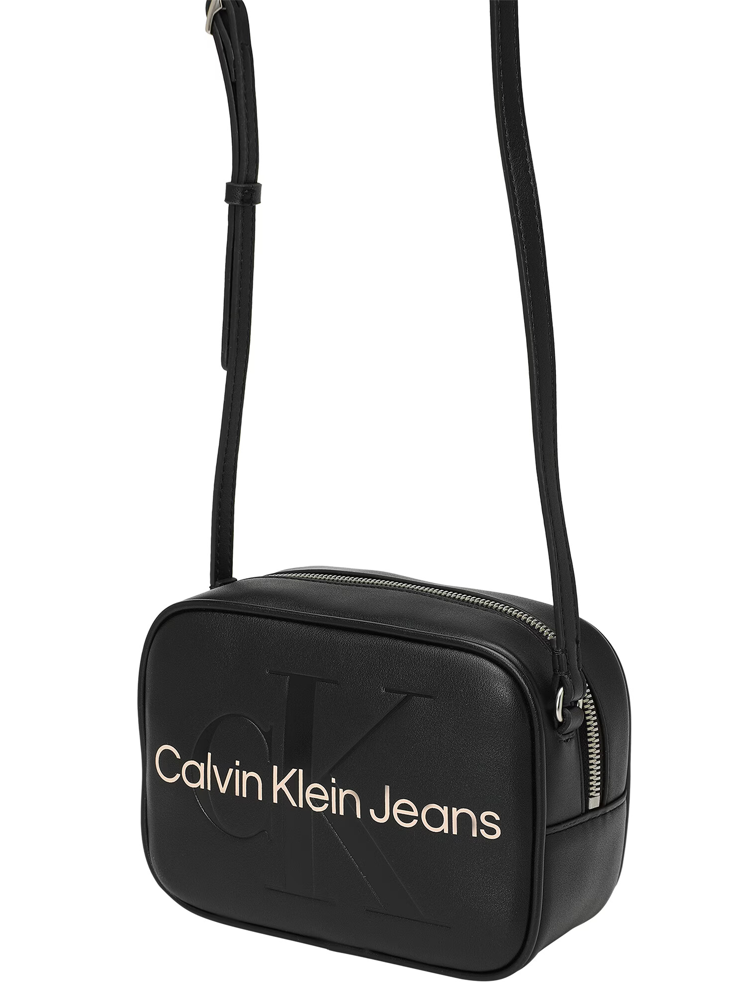 Calvin Klein Jeans Geantă de umăr bej / negru - Pled.ro