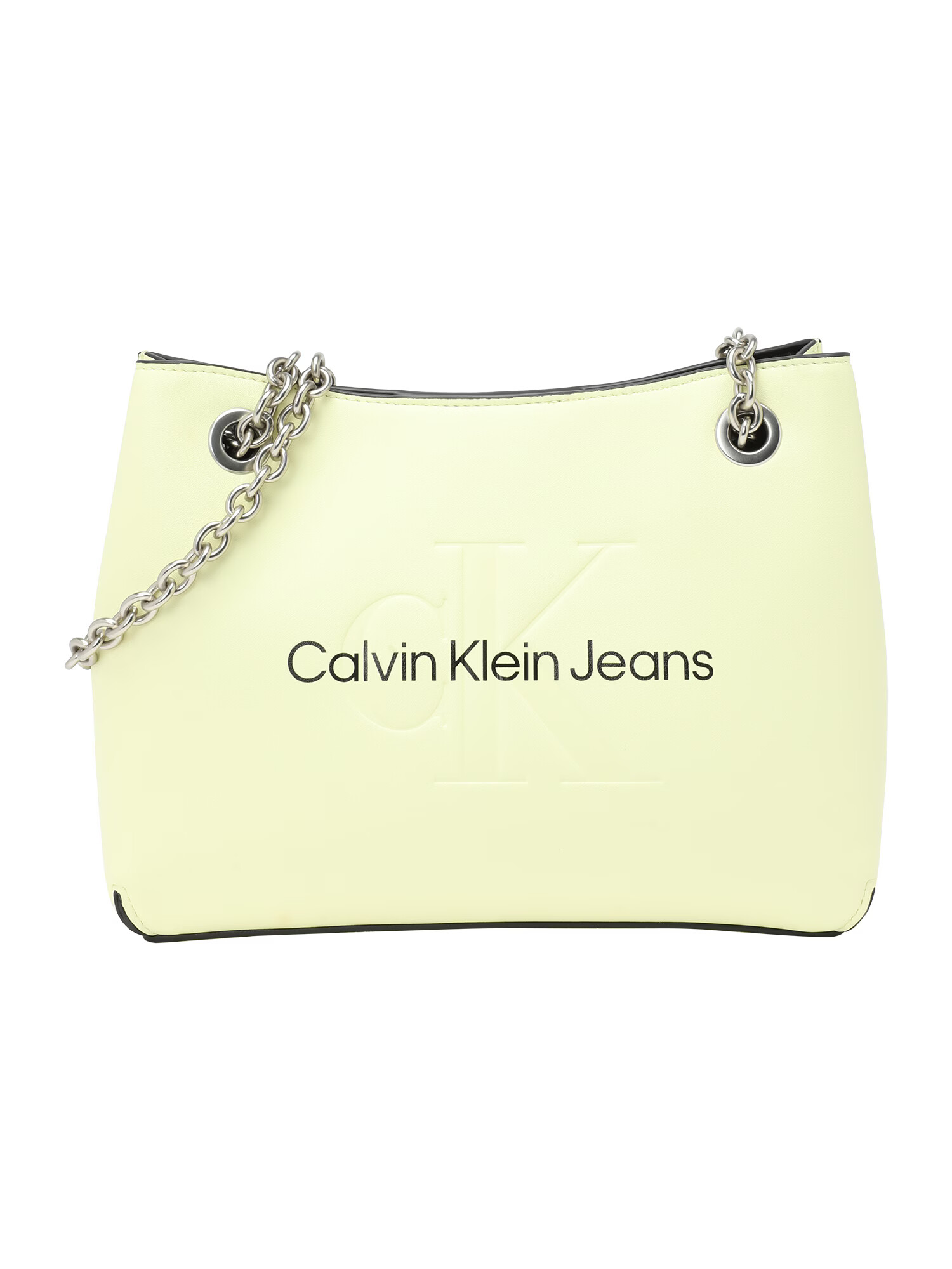 Calvin Klein Jeans Geantă de umăr galben citron / negru - Pled.ro