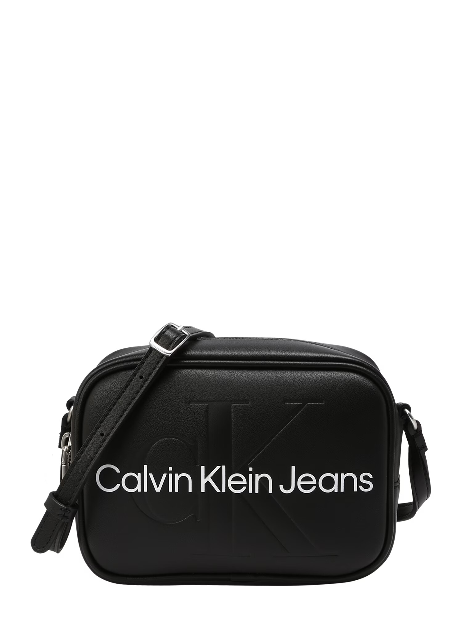 Calvin Klein Jeans Geantă de umăr negru / alb - Pled.ro