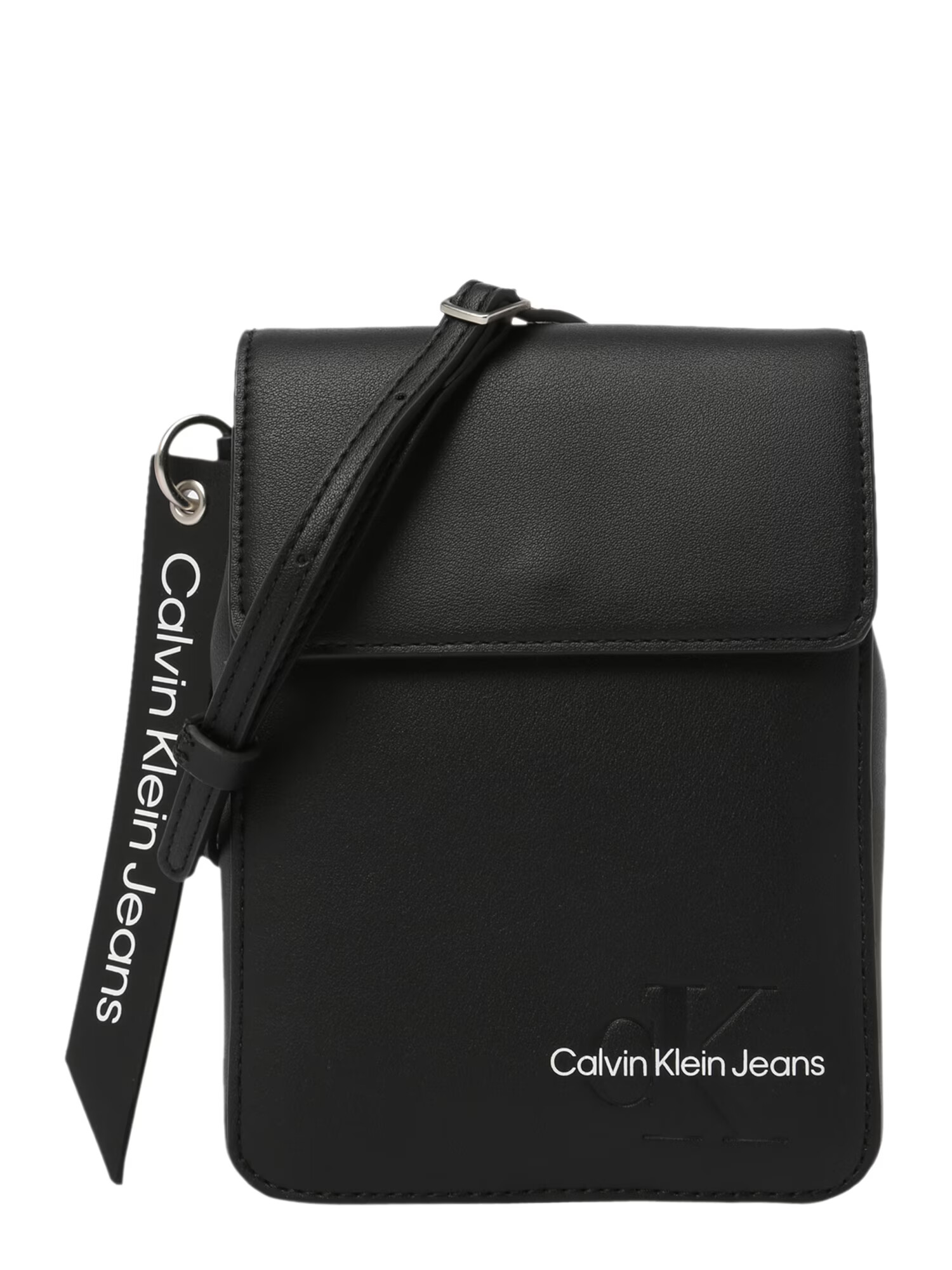 Calvin Klein Jeans Geantă de umăr negru / alb - Pled.ro