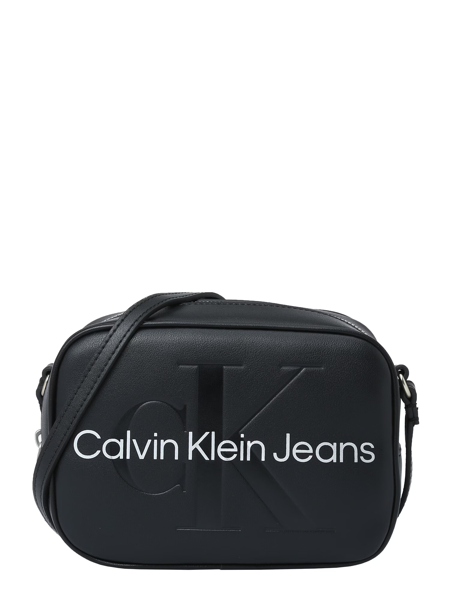 Calvin Klein Jeans Geantă de umăr negru / alb - Pled.ro