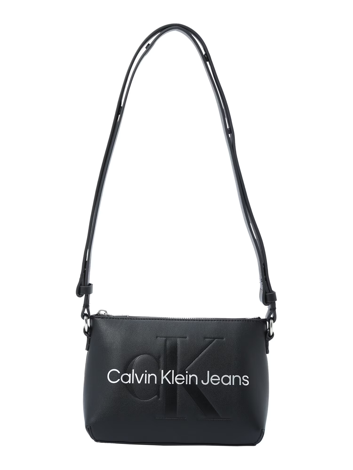 Calvin Klein Jeans Geantă de umăr negru / argintiu - Pled.ro