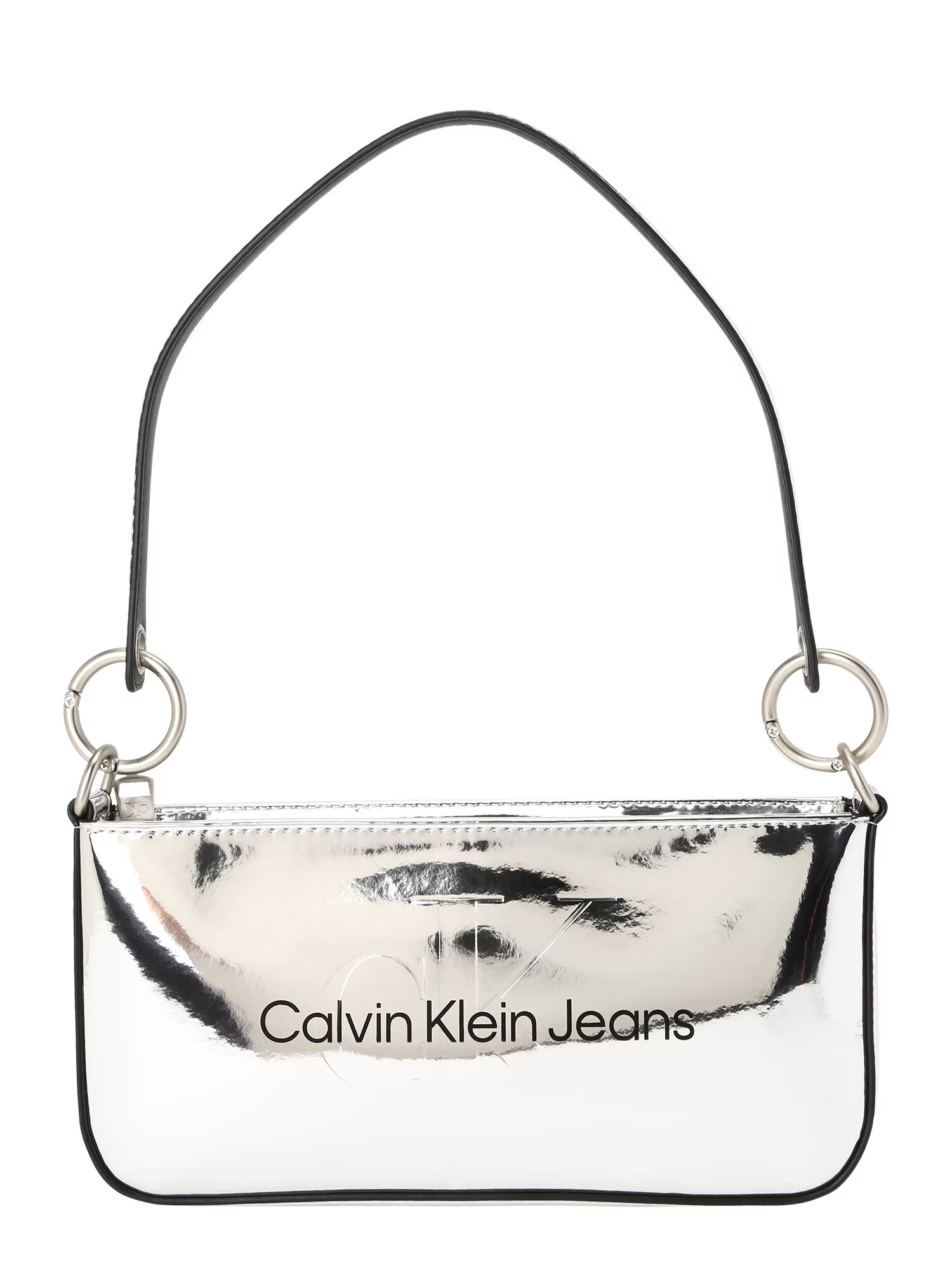 Calvin Klein Jeans Geantă de umăr negru / argintiu - Pled.ro