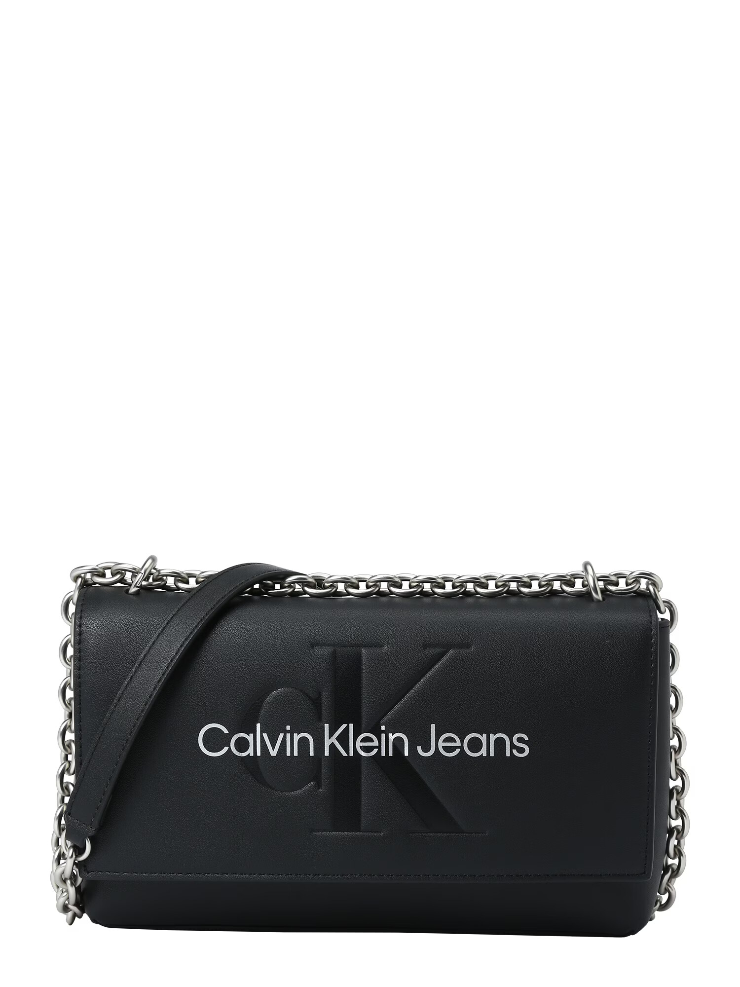 Calvin Klein Jeans Geantă de umăr negru / argintiu - Pled.ro