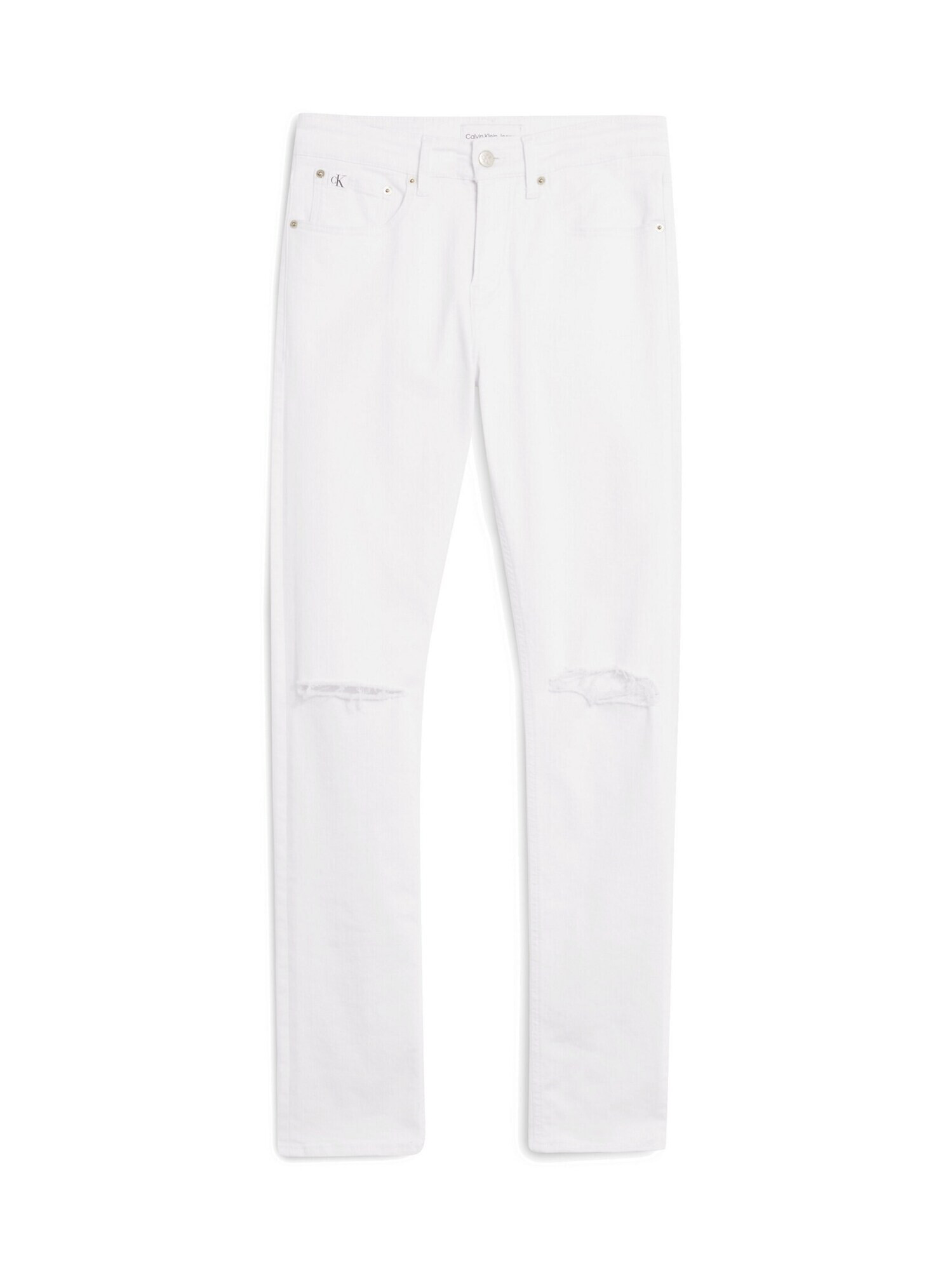 Calvin Klein Jeans Jeans alb denim - Pled.ro