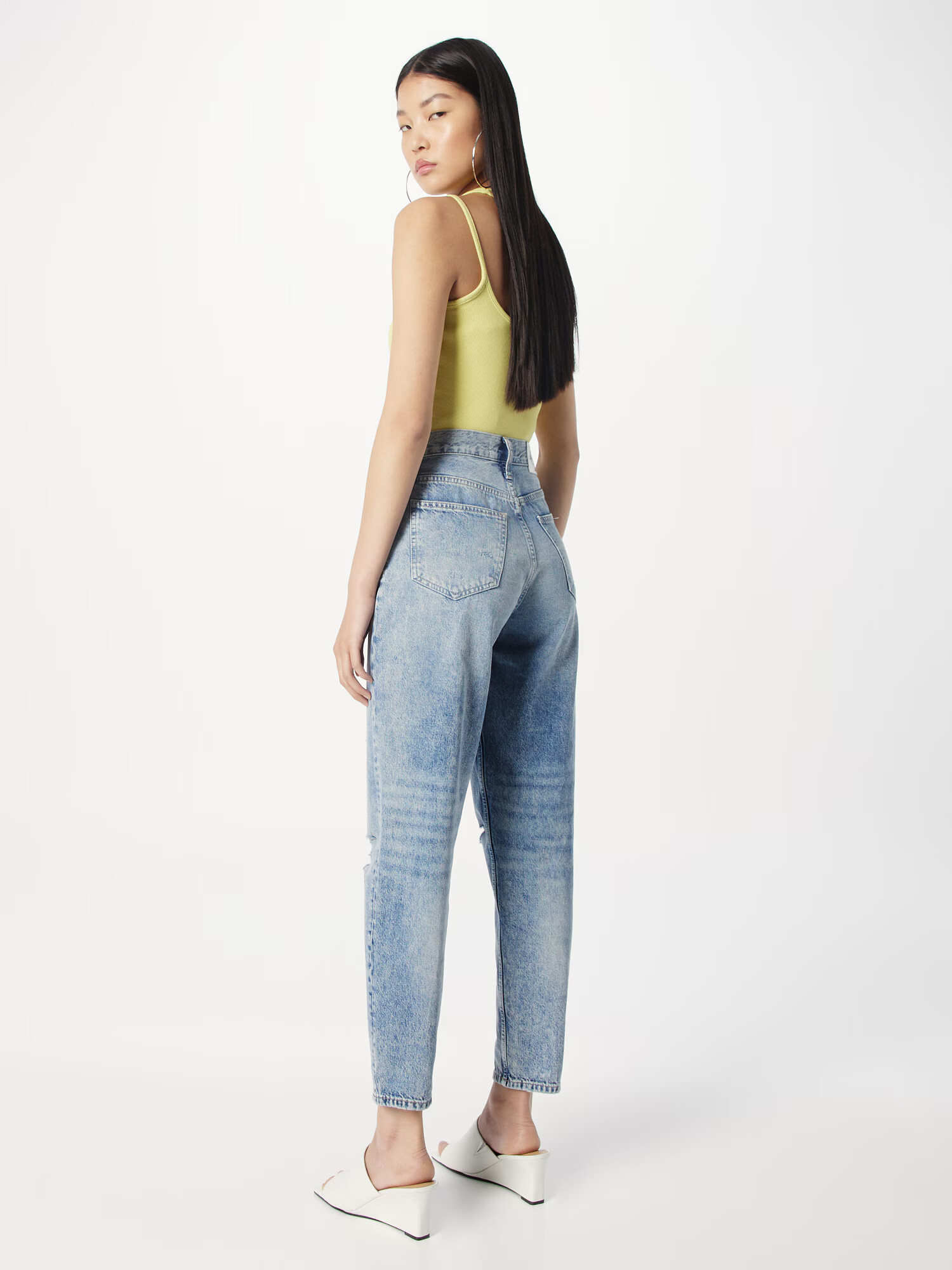 Calvin Klein Jeans Jeans 'Mama' albastru deschis - Pled.ro