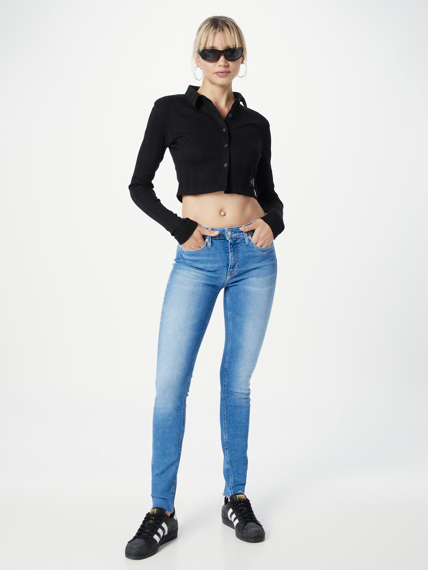 Calvin Klein Jeans Jeans albastru denim - Pled.ro