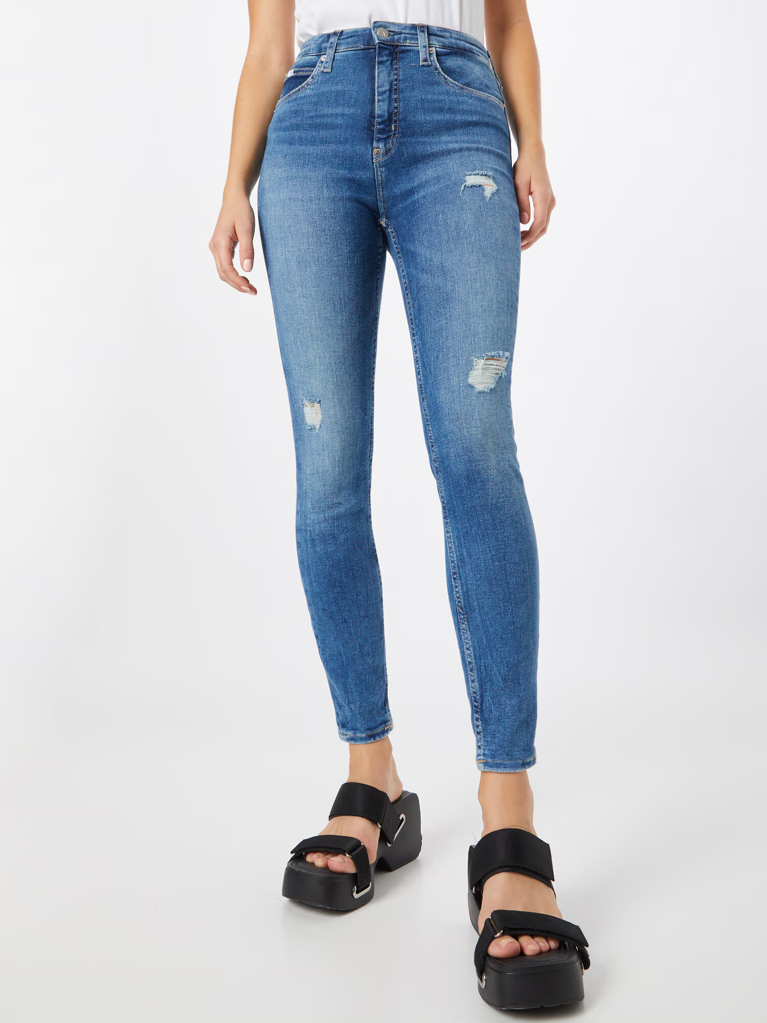 Calvin Klein Jeans Jeans albastru denim - Pled.ro