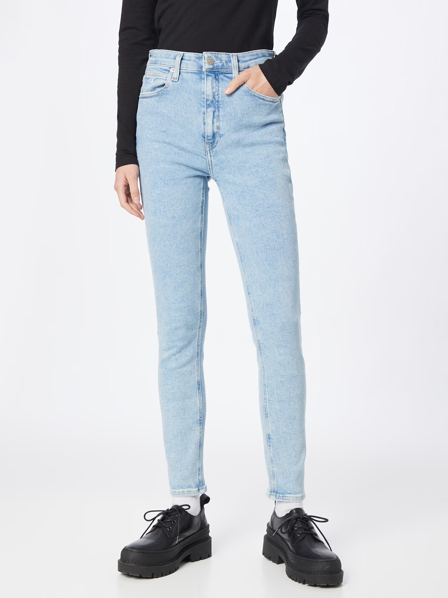 Calvin Klein Jeans Jeans albastru denim - Pled.ro