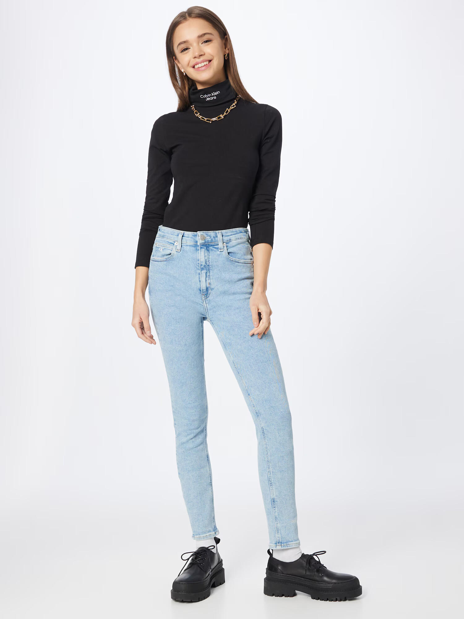 Calvin Klein Jeans Jeans albastru denim - Pled.ro