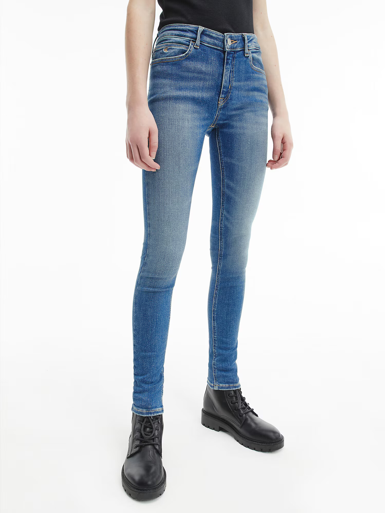 Calvin Klein Jeans Jeans albastru denim - Pled.ro