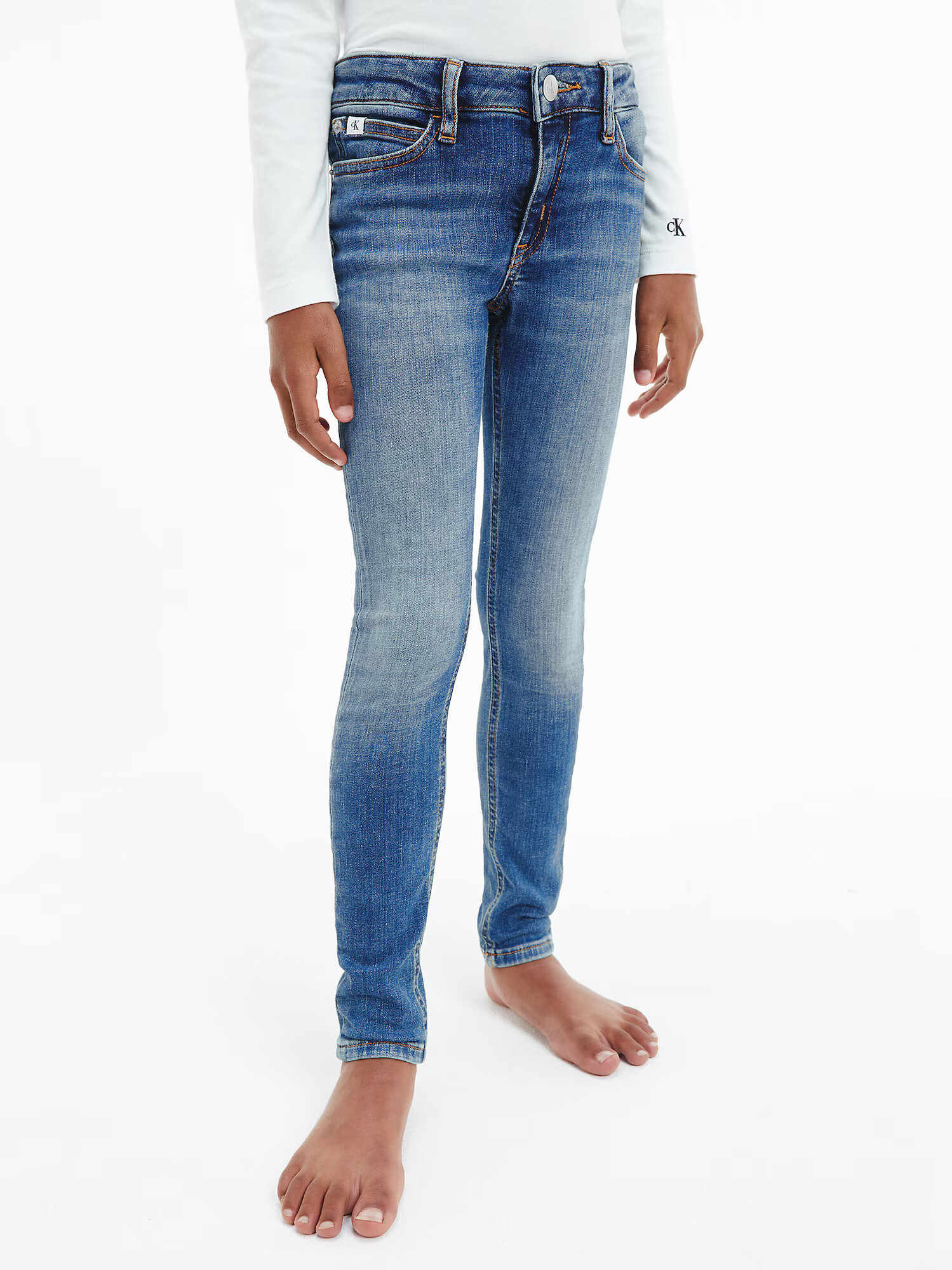 Calvin Klein Jeans Jeans albastru denim - Pled.ro