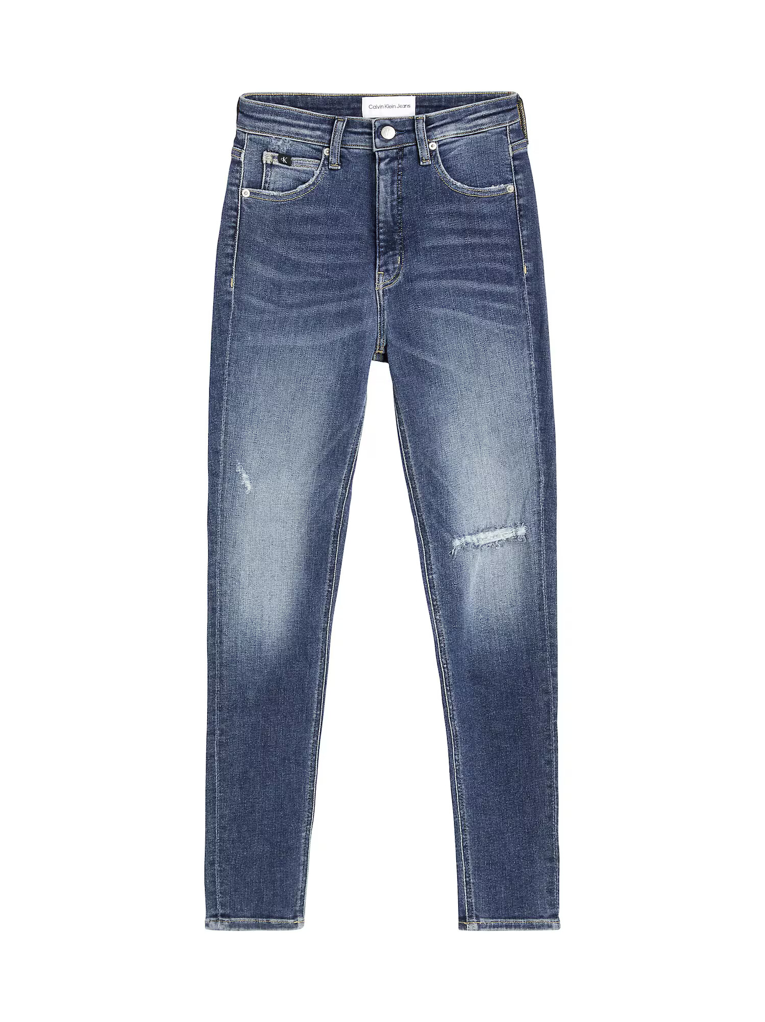 Calvin Klein Jeans Jeans albastru denim / negru / alb - Pled.ro