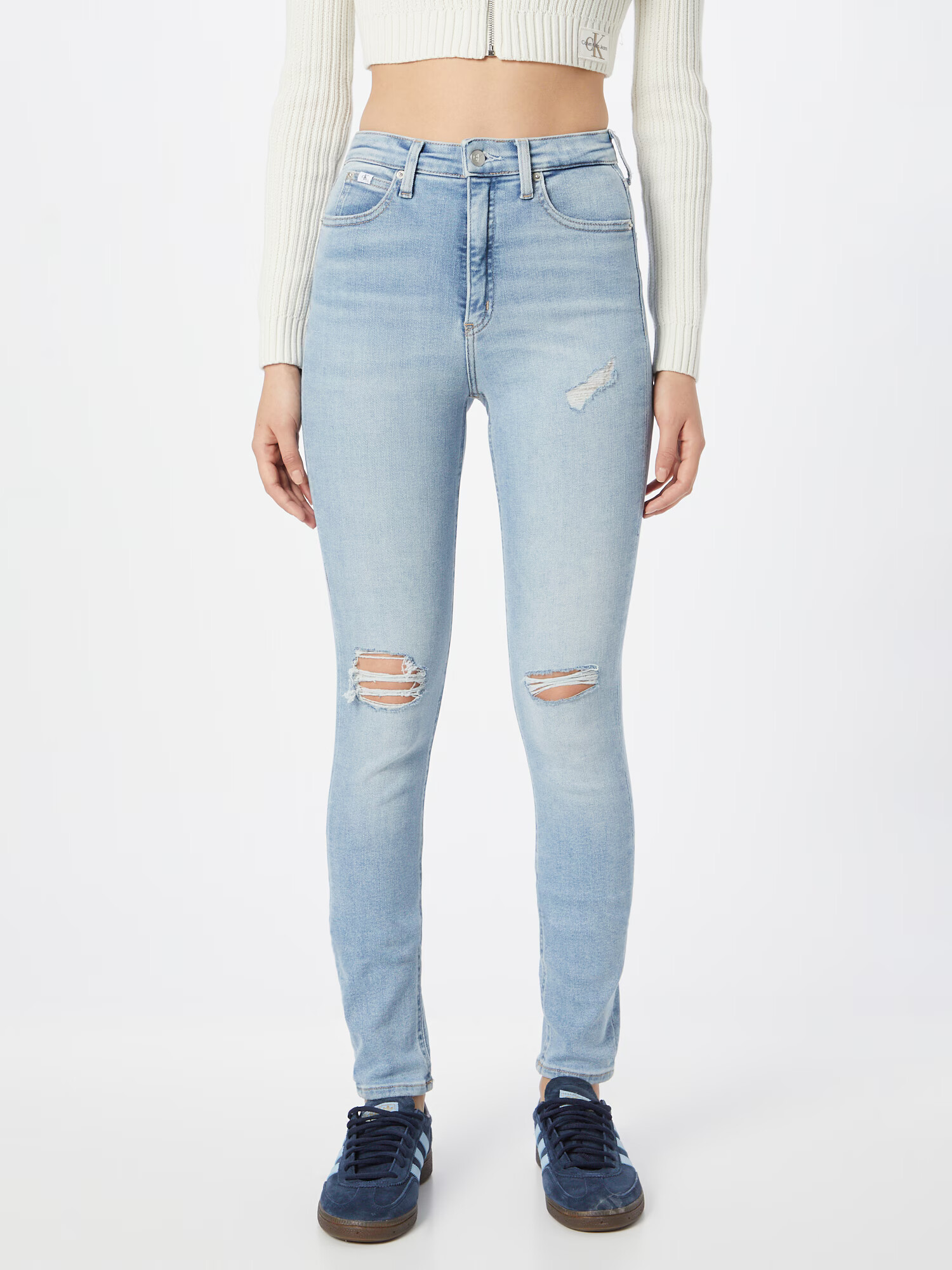 Calvin Klein Jeans Jeans albastru deschis - Pled.ro