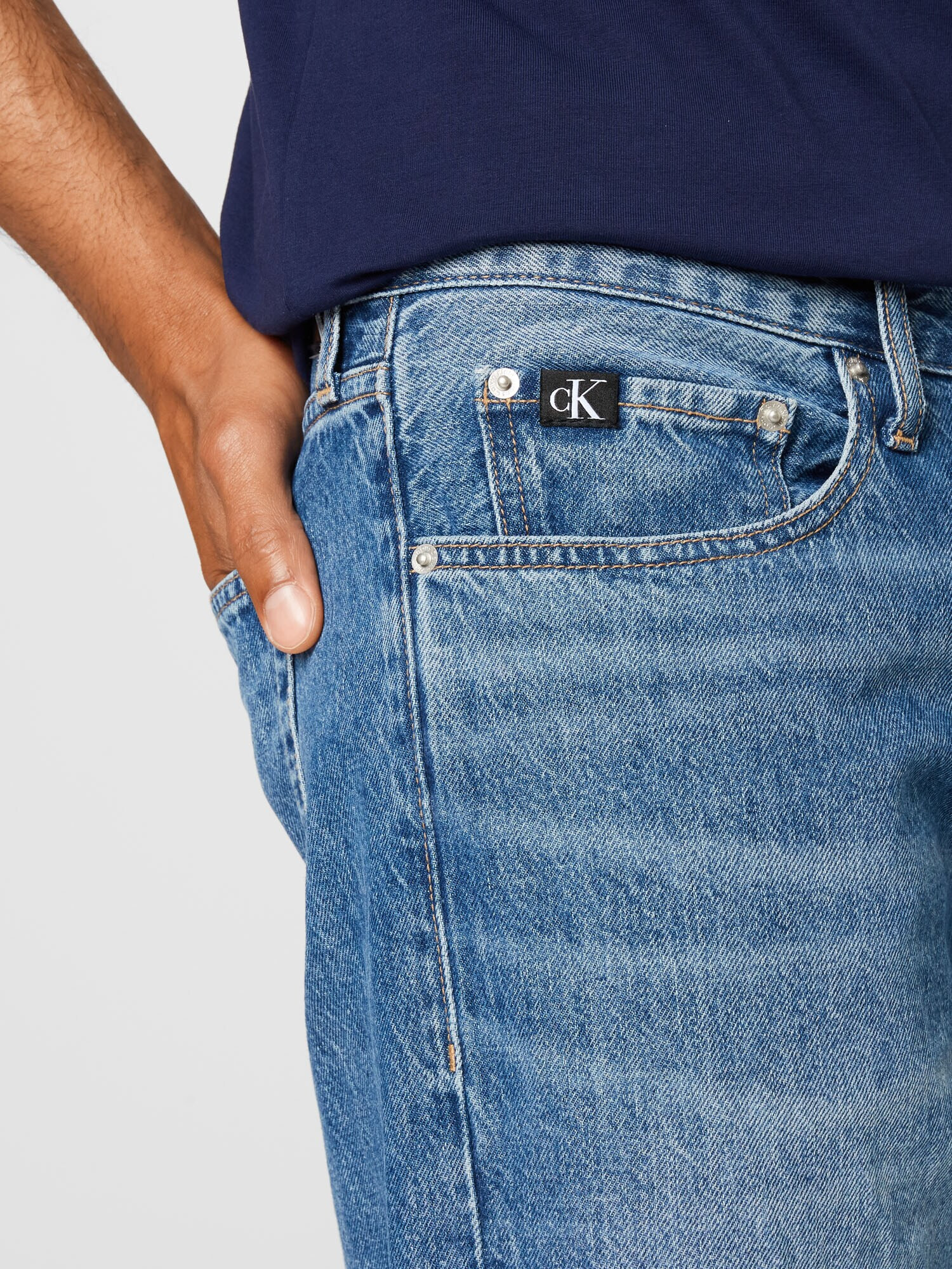 Calvin Klein Jeans Jeans albastru închis - Pled.ro