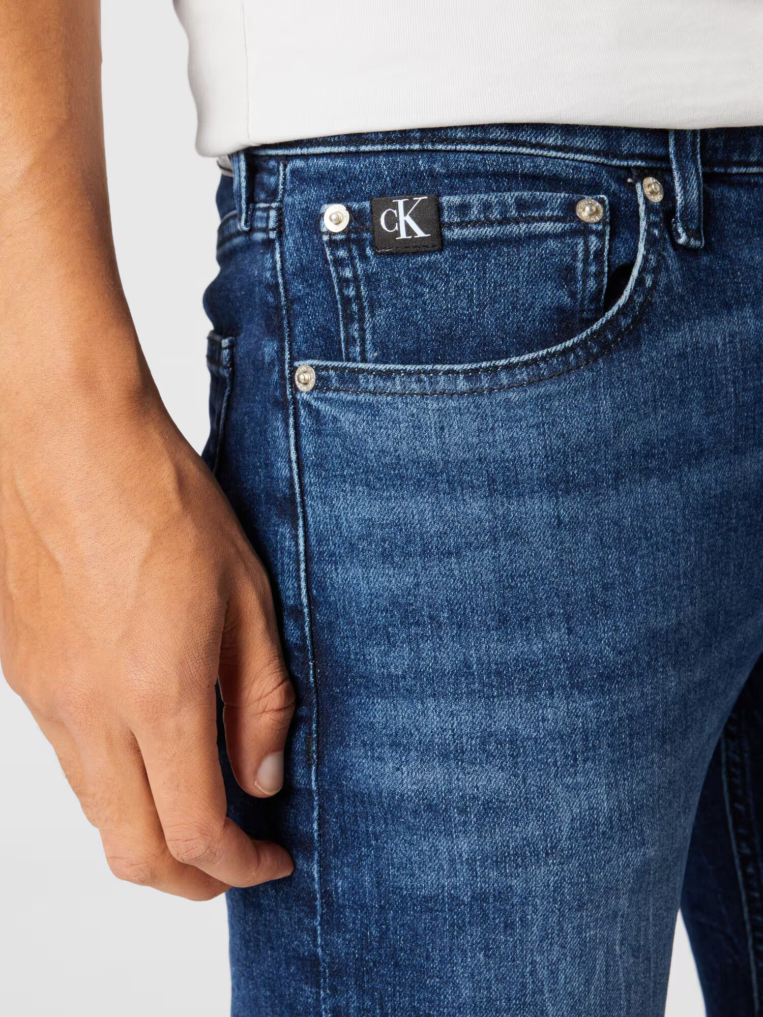 Calvin Klein Jeans Jeans albastru închis - Pled.ro