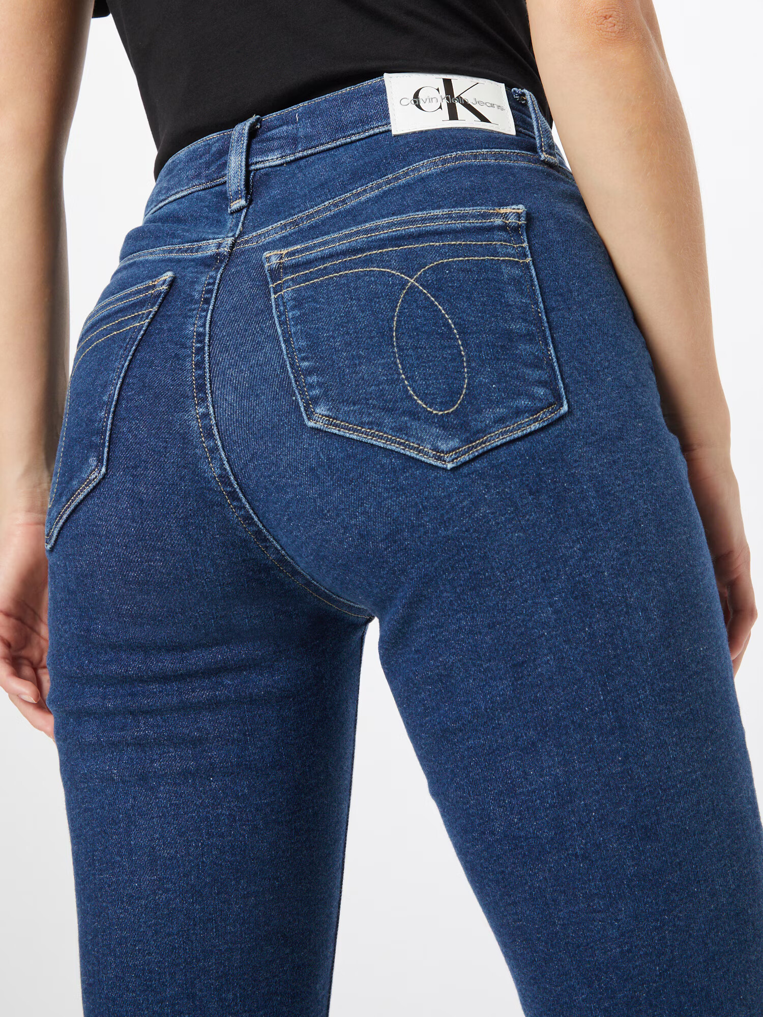 Calvin Klein Jeans Jeans albastru închis - Pled.ro