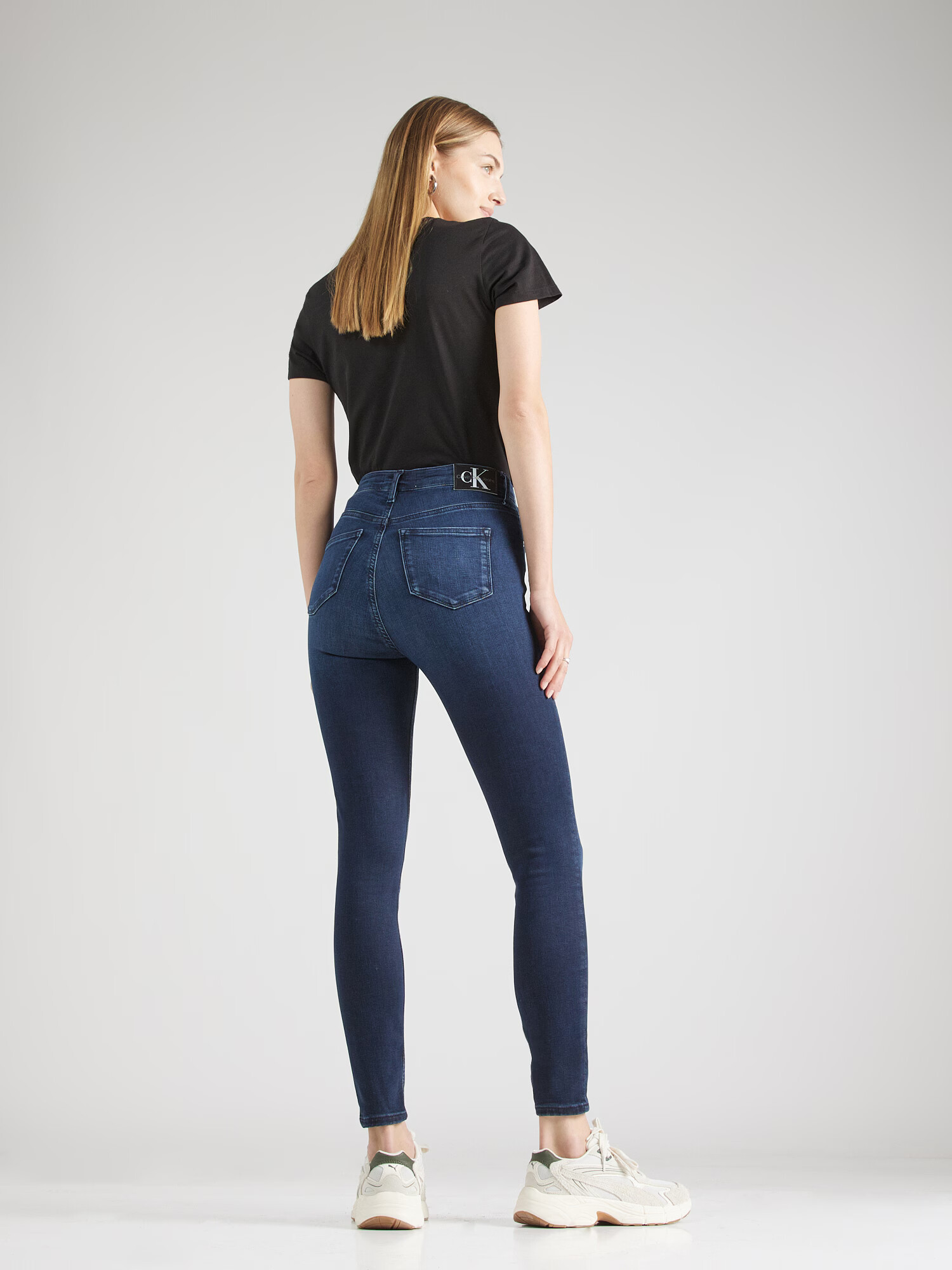 Calvin Klein Jeans Jeans albastru închis - Pled.ro