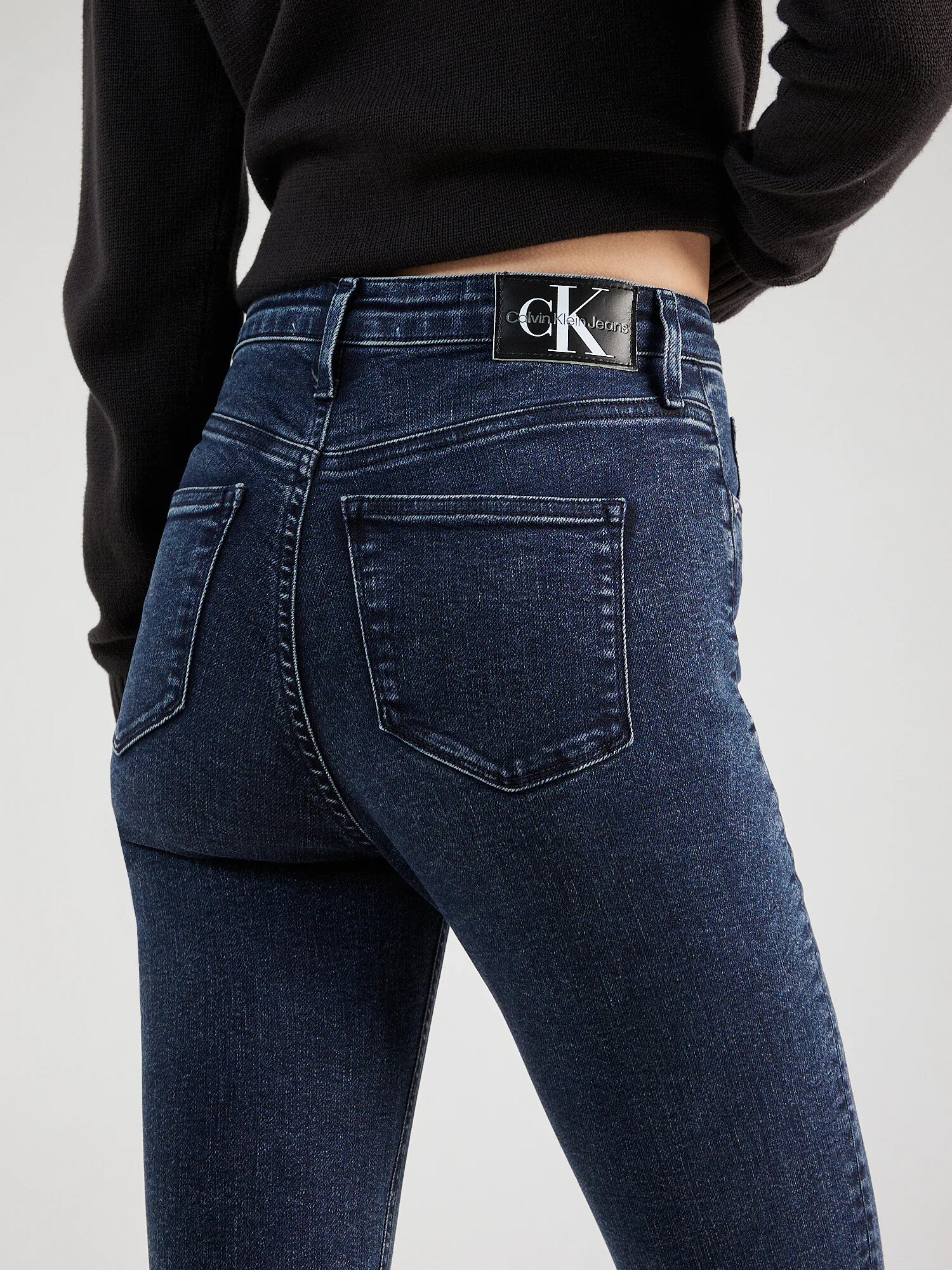 Calvin Klein Jeans Jeans albastru închis - Pled.ro