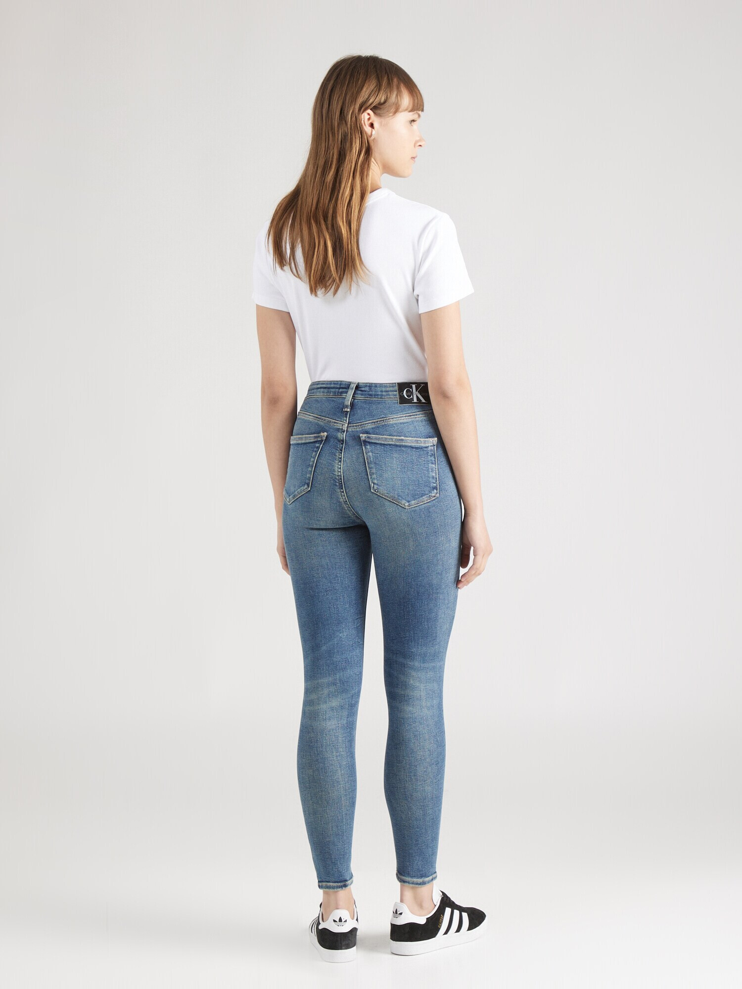 Calvin Klein Jeans Jeans albastru închis - Pled.ro