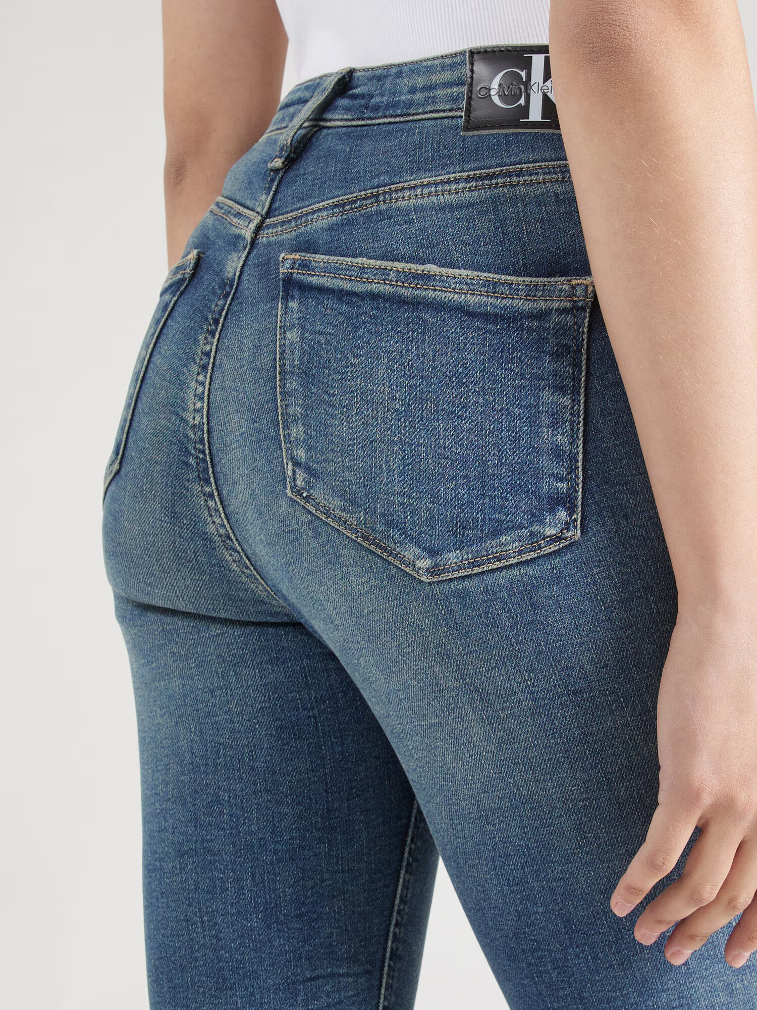 Calvin Klein Jeans Jeans albastru închis - Pled.ro