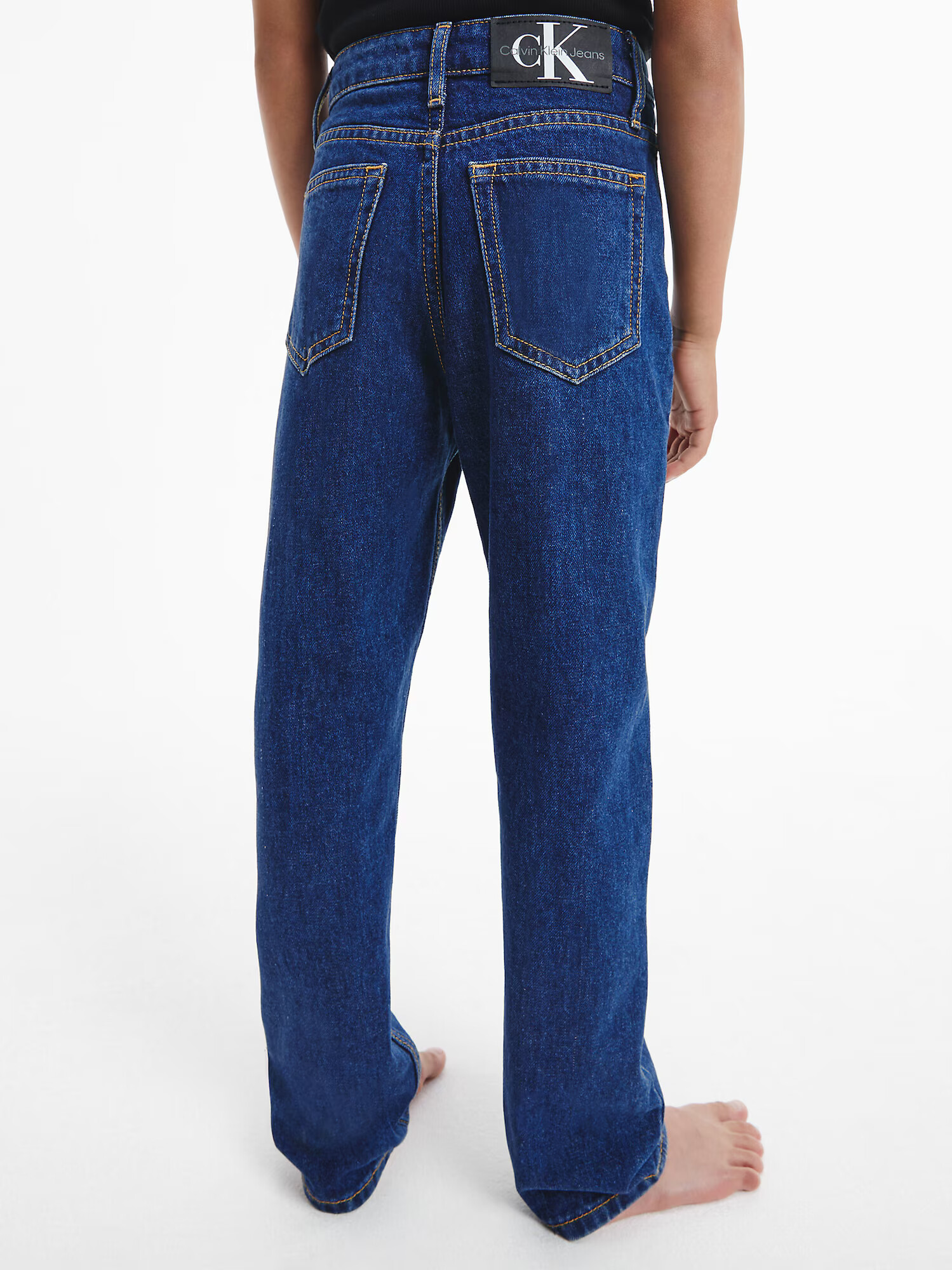 Calvin Klein Jeans Jeans 'Barrel' albastru închis - Pled.ro