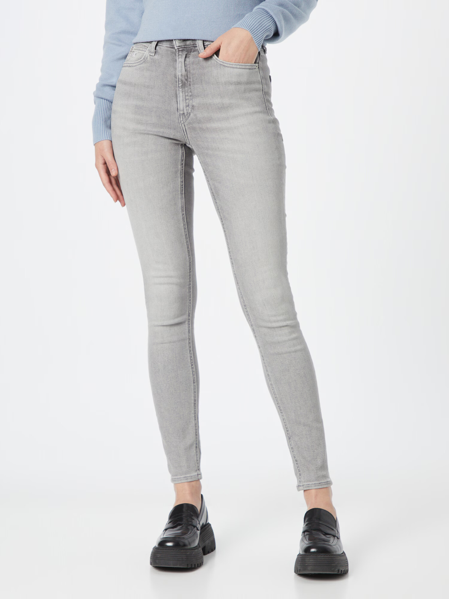 Calvin Klein Jeans Jeans gri - Pled.ro