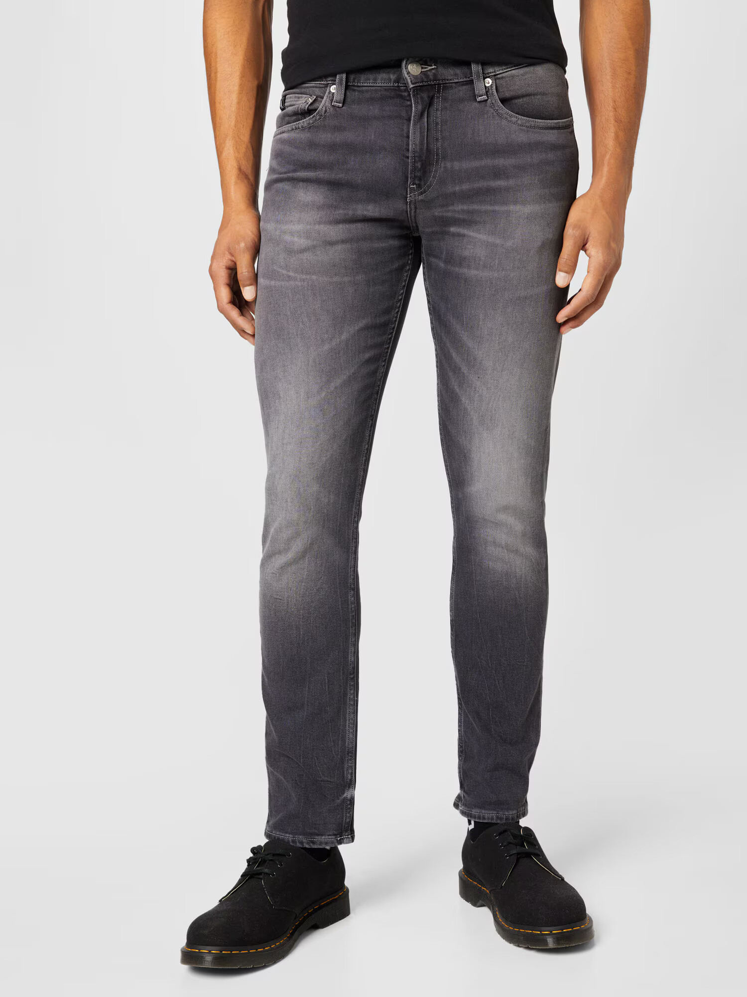 Calvin Klein Jeans Jeans gri denim - Pled.ro