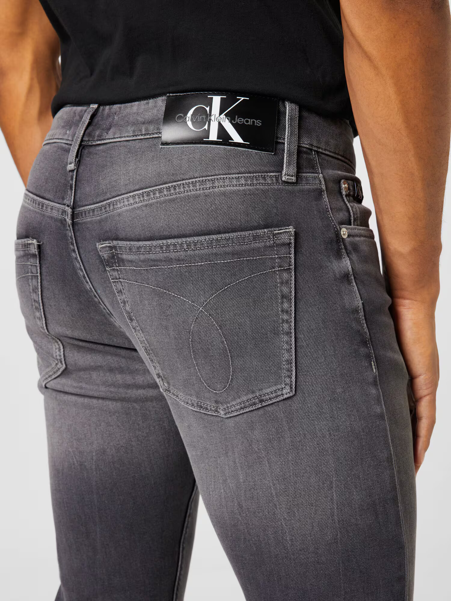 Calvin Klein Jeans Jeans gri denim - Pled.ro