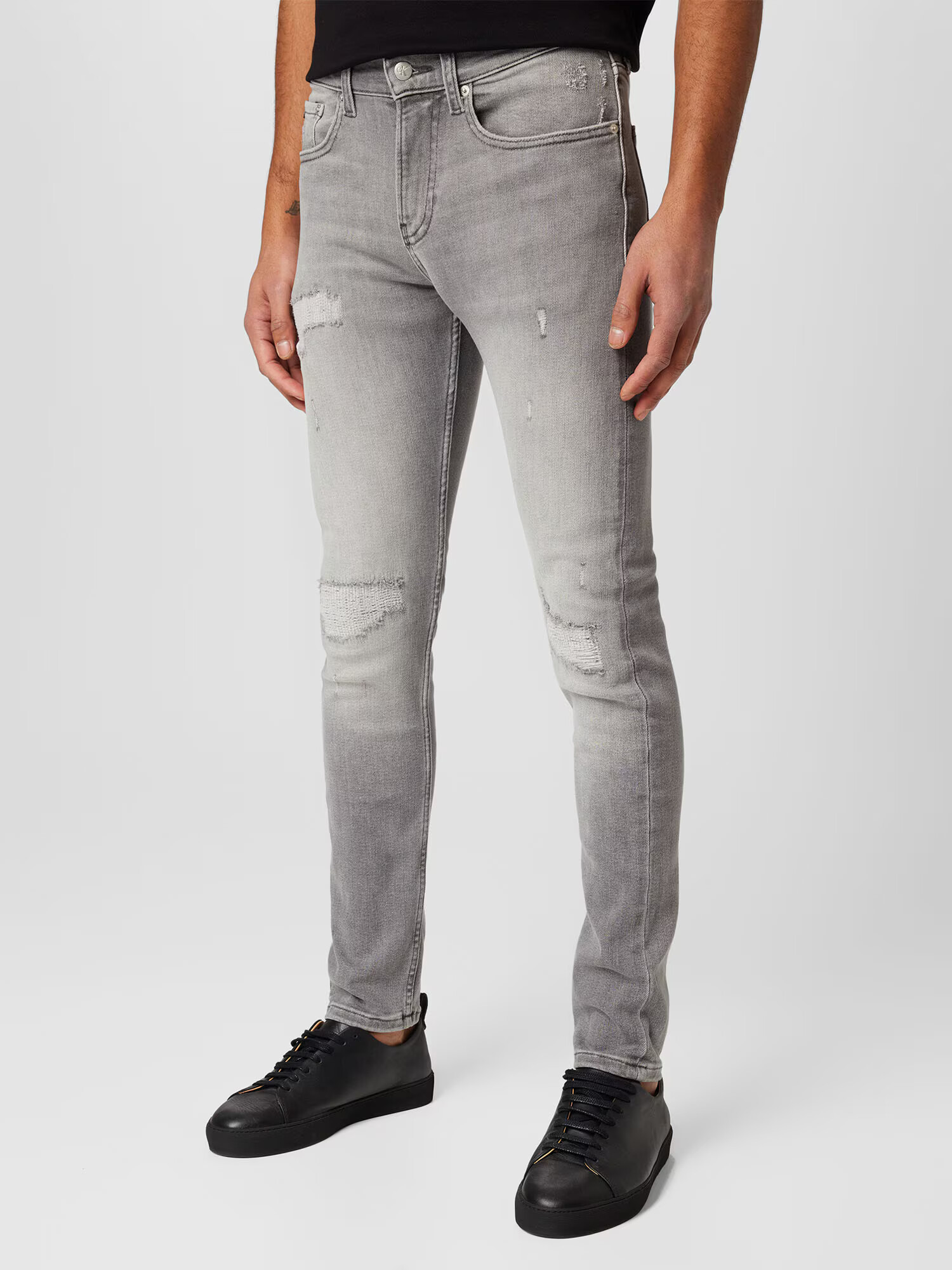 Calvin Klein Jeans Jeans gri denim - Pled.ro