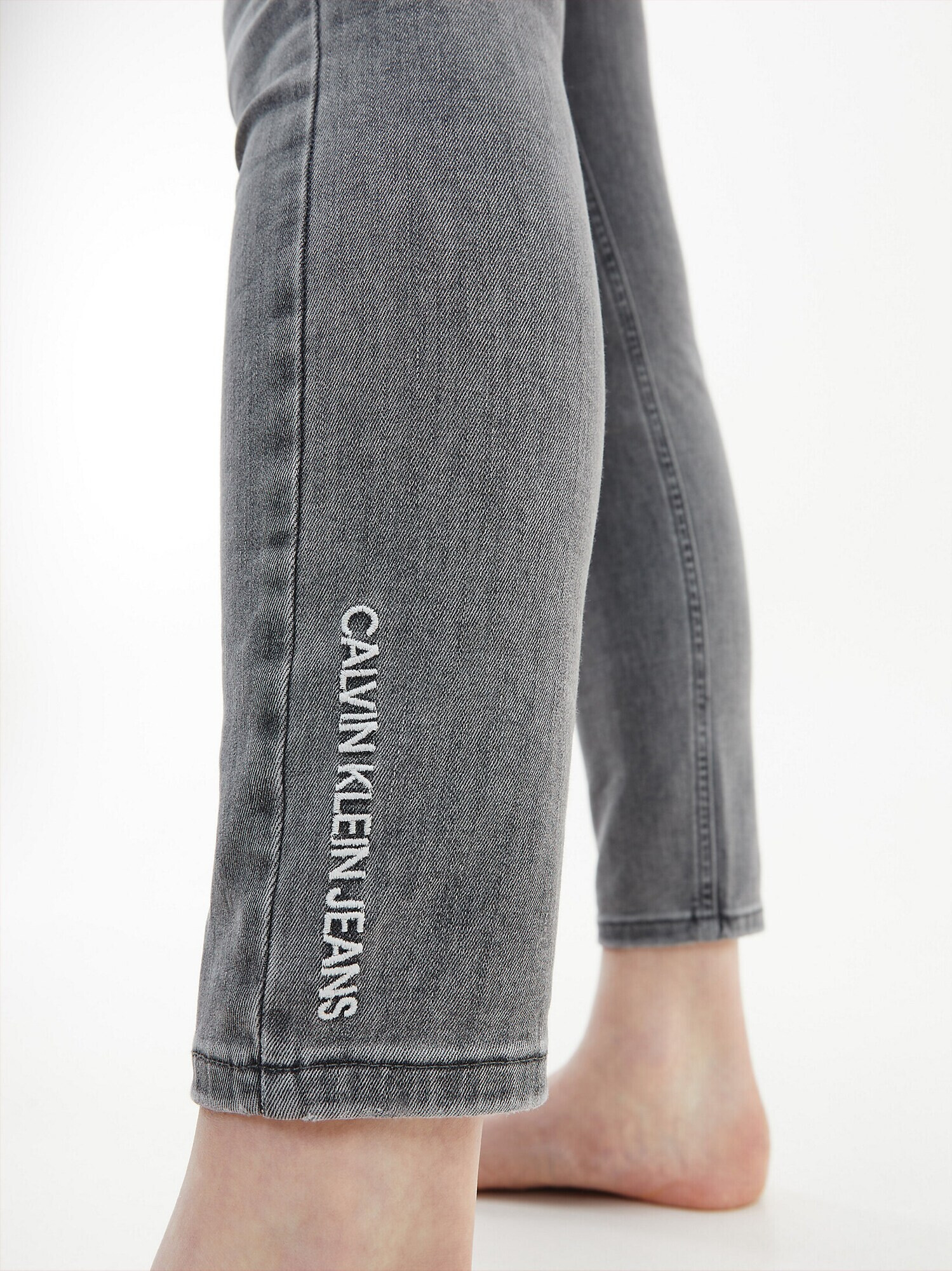 Calvin Klein Jeans Jeans gri denim - Pled.ro