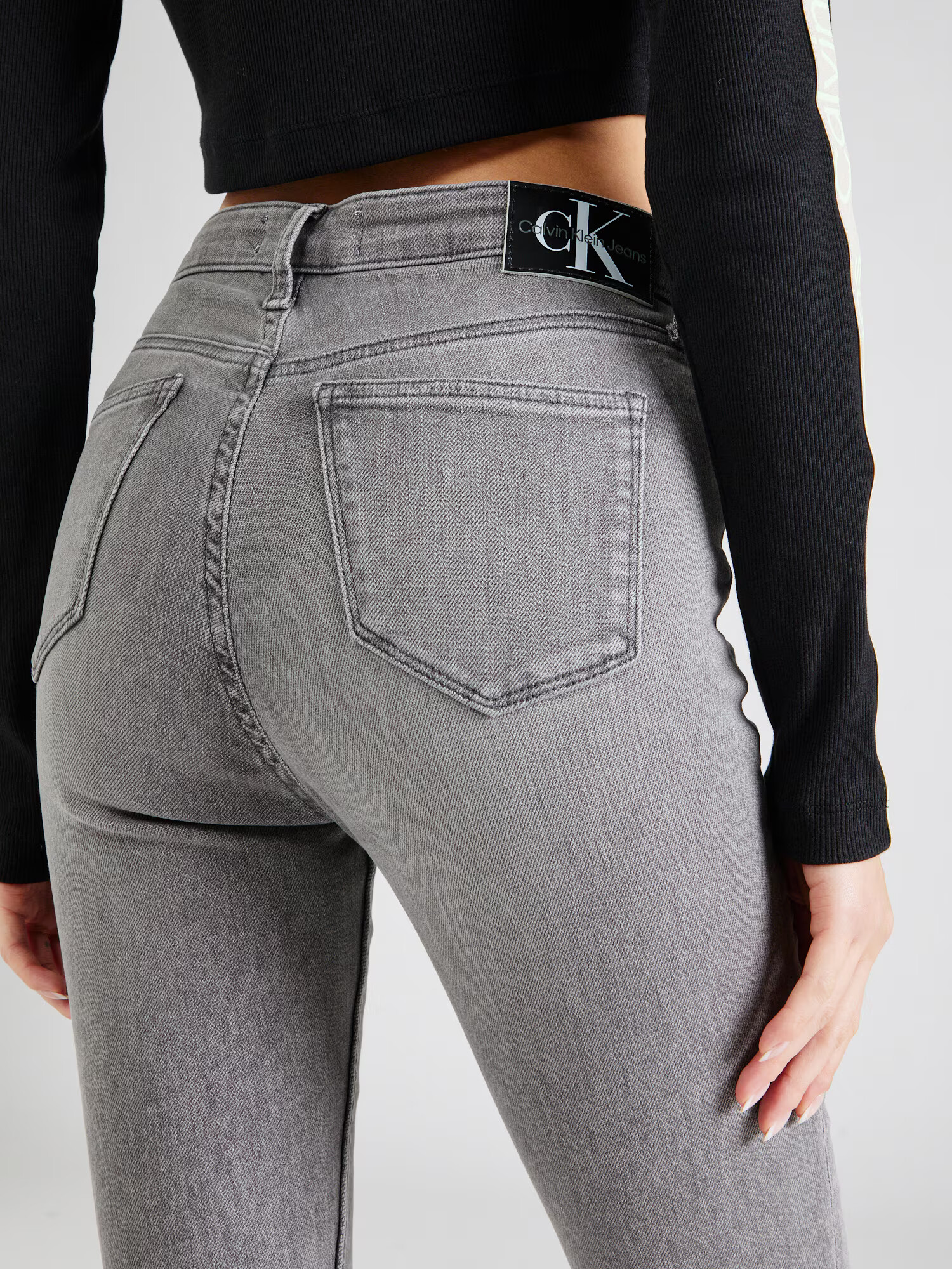 Calvin Klein Jeans Jeans gri denim - Pled.ro