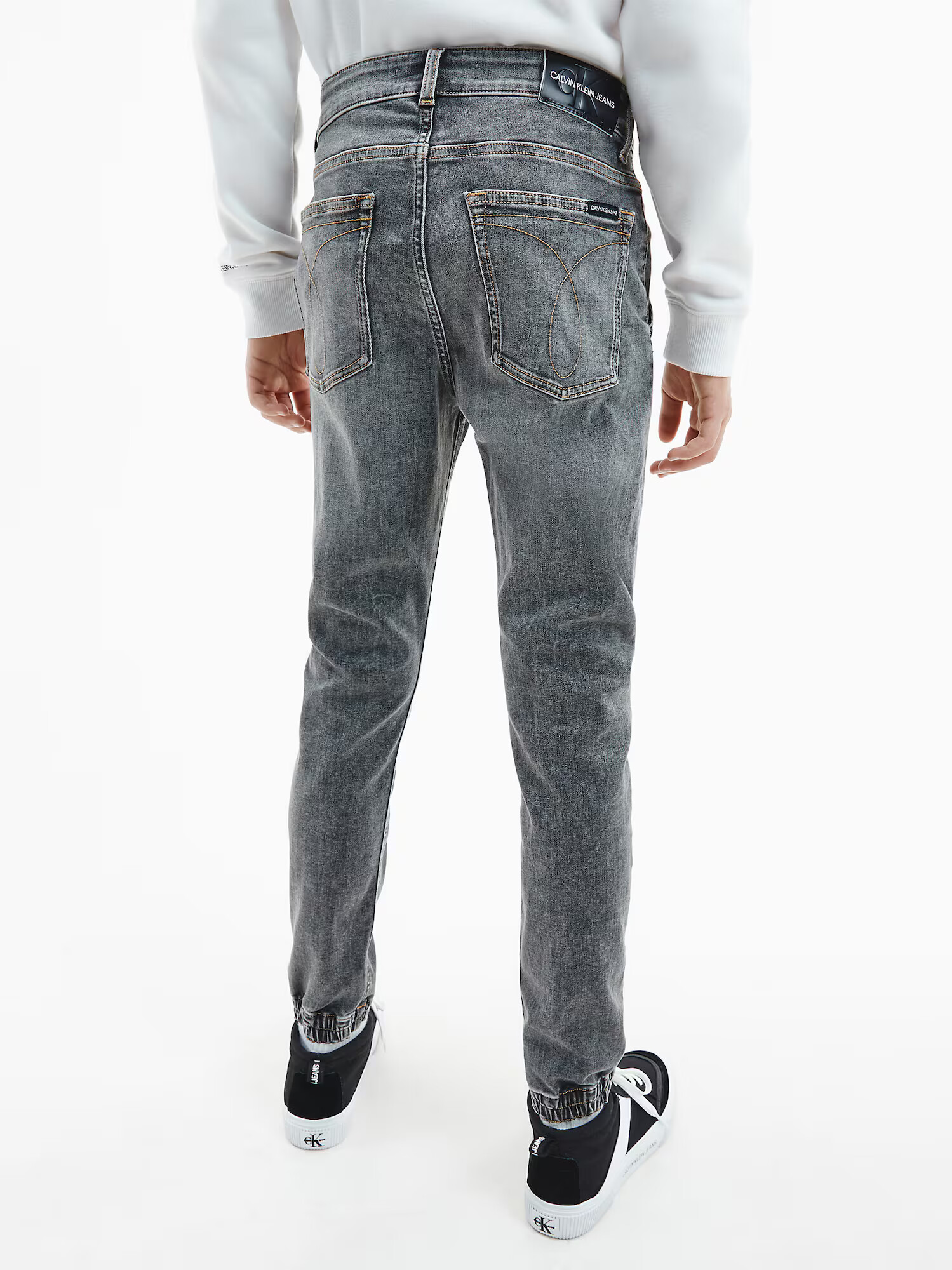 Calvin Klein Jeans Jeans gri denim - Pled.ro