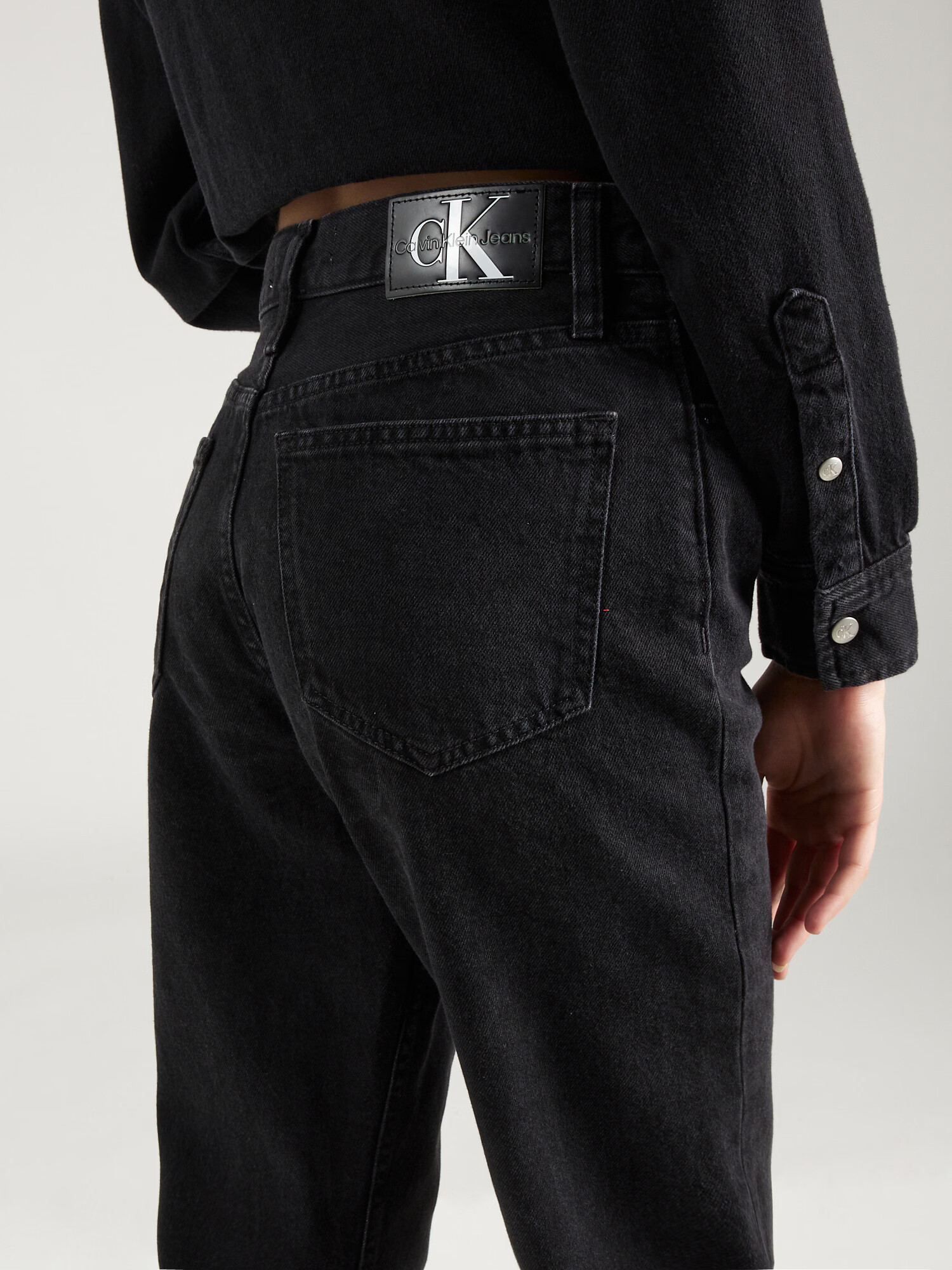 Calvin Klein Jeans Jeans negru / alb - Pled.ro