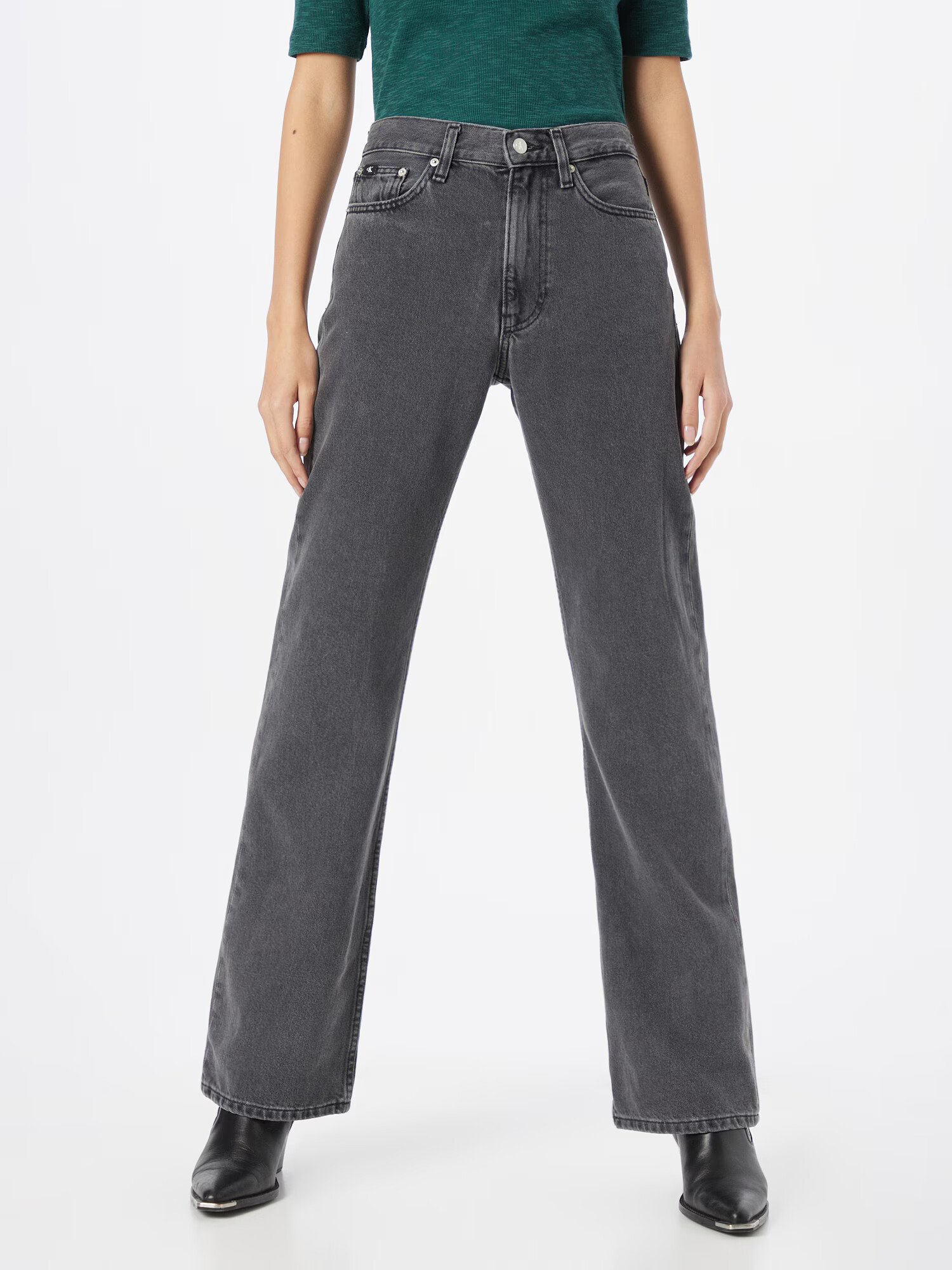 Calvin Klein Jeans Jeans gri denim - Pled.ro