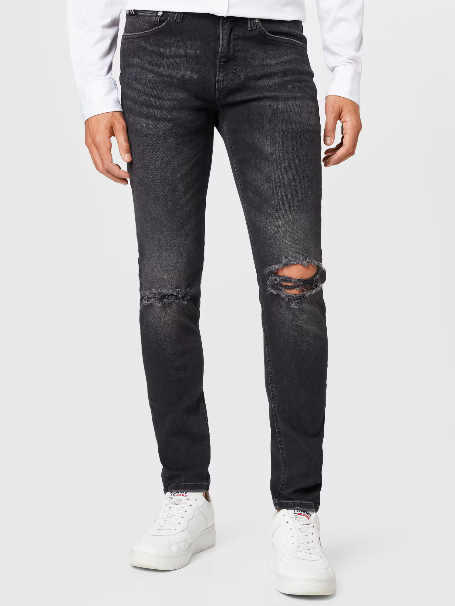 Calvin Klein Jeans Jeans 'SKINNY' negru denim - Pled.ro