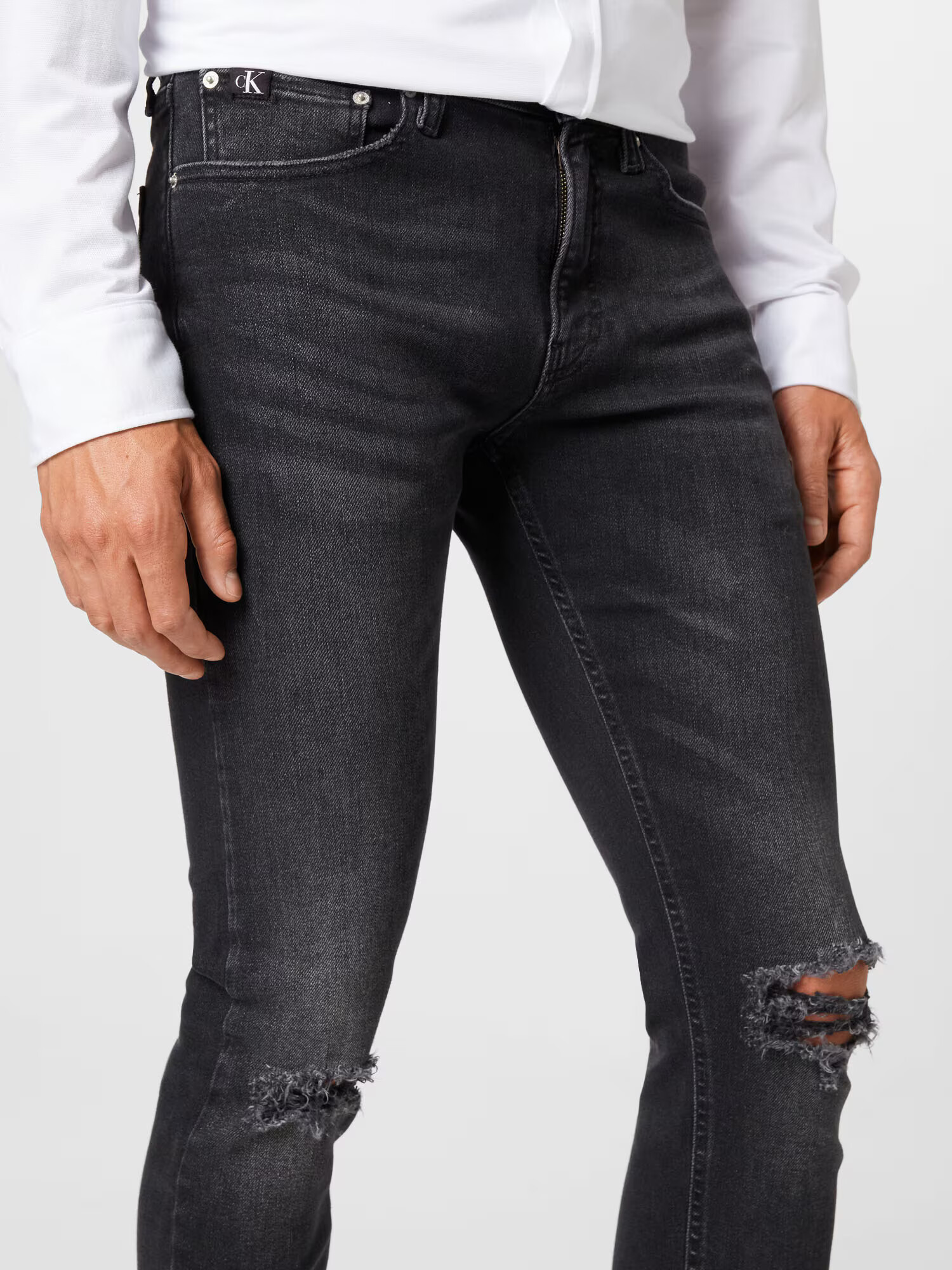 Calvin Klein Jeans Jeans 'SKINNY' negru denim - Pled.ro