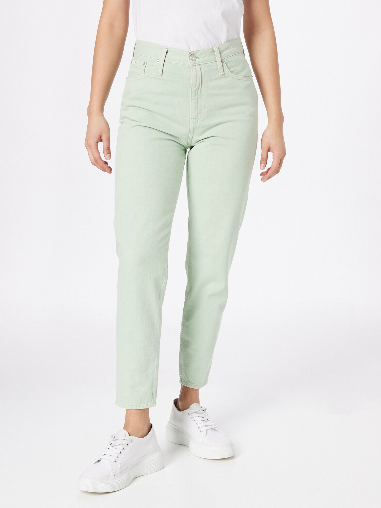 Calvin Klein Jeans Jeans verde pastel - Pled.ro